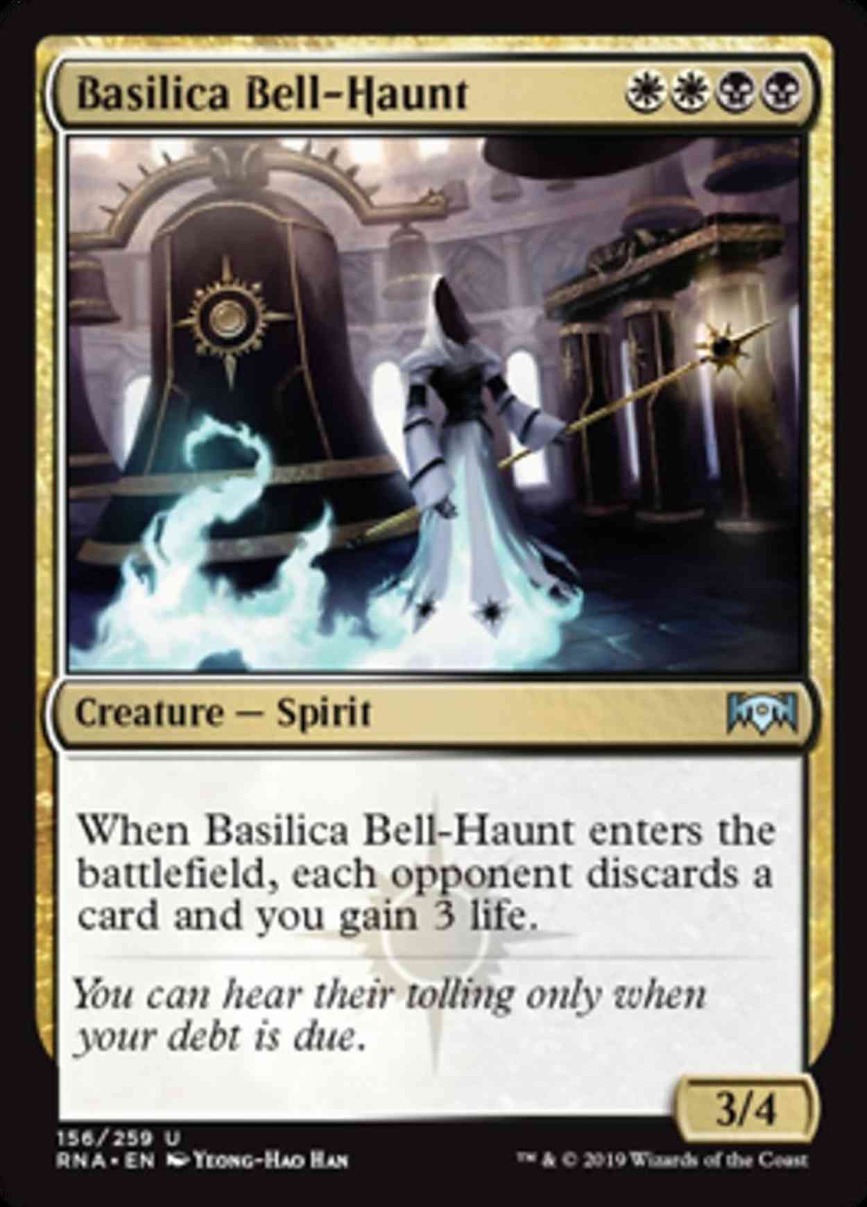 Basilica Bell-Haunt magic card front