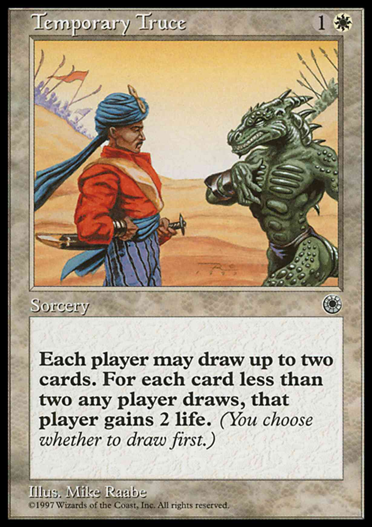 Temporary Truce magic card front