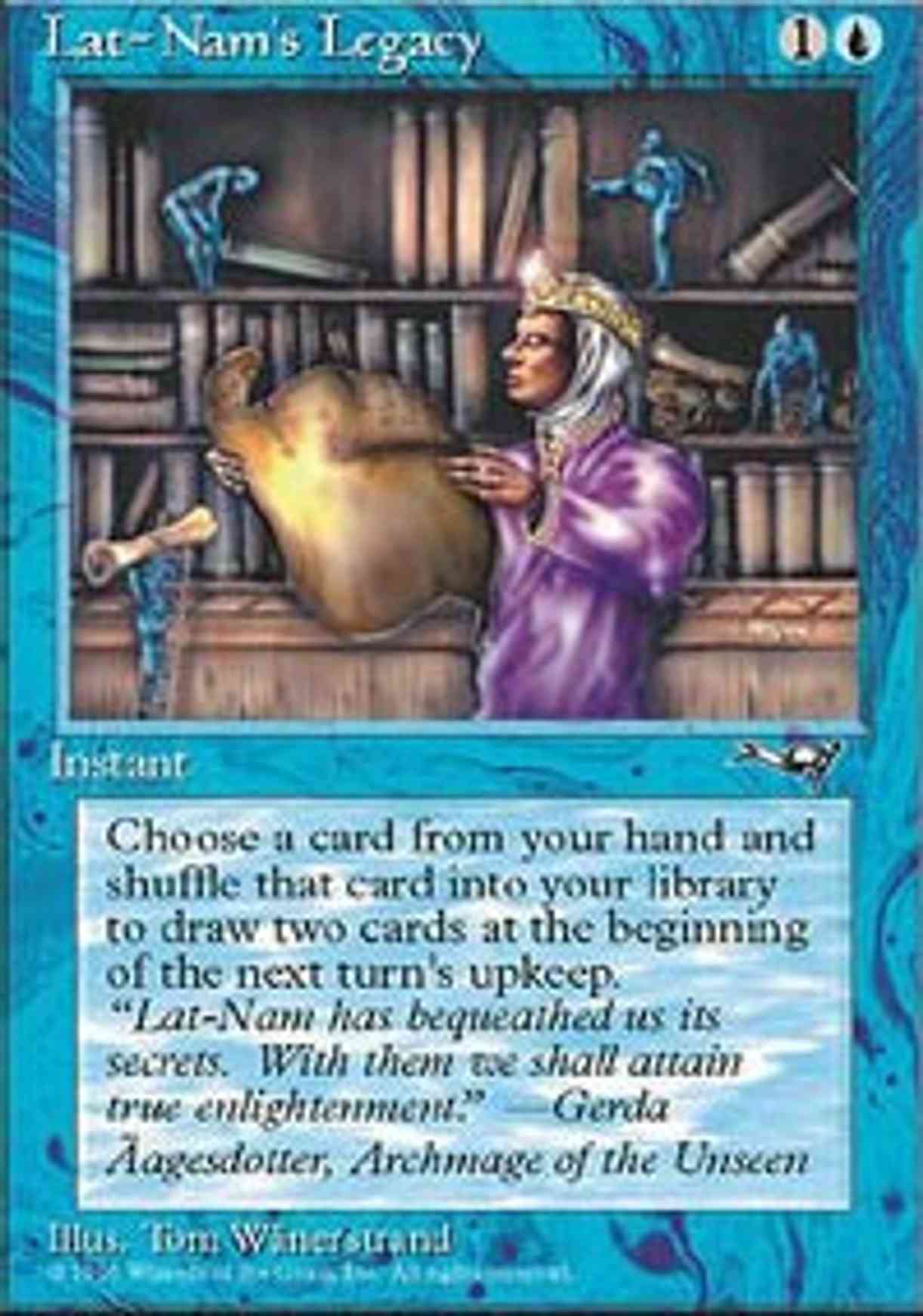 Lat-Nam's Legacy (Scroll) magic card front