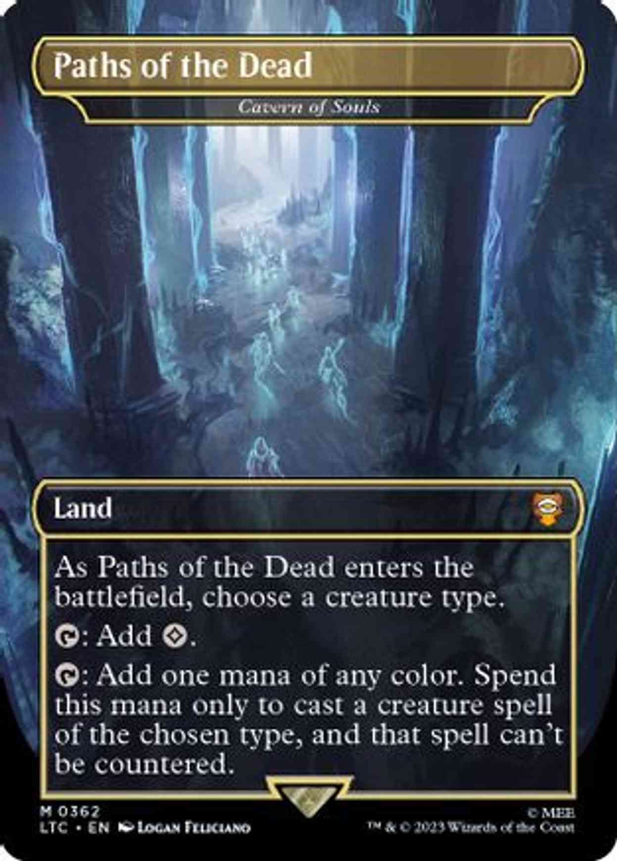 Paths of the Dead - Cavern of Souls magic card front