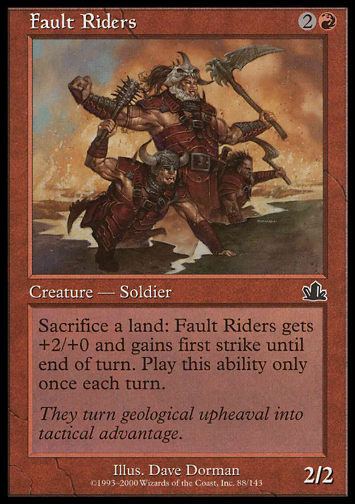 Fault Riders magic card front
