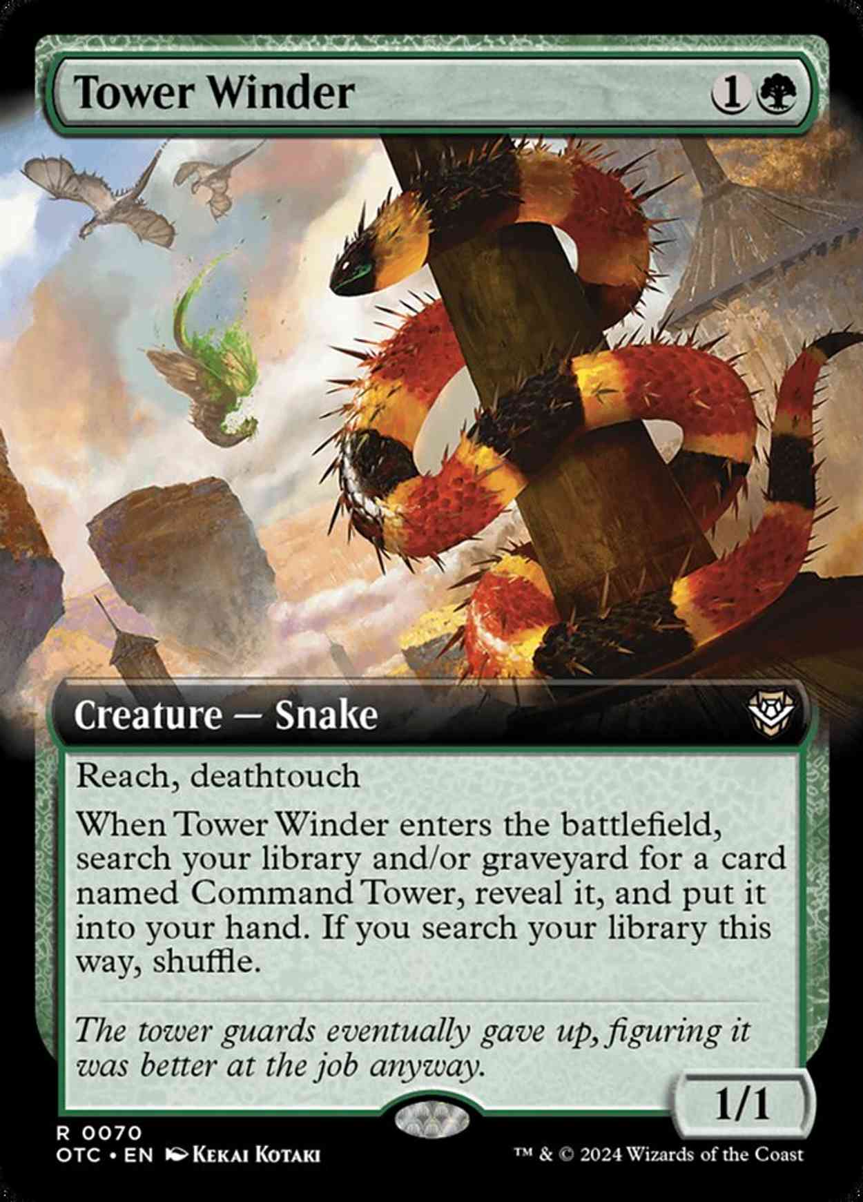 Tower Winder (Extended Art) magic card front