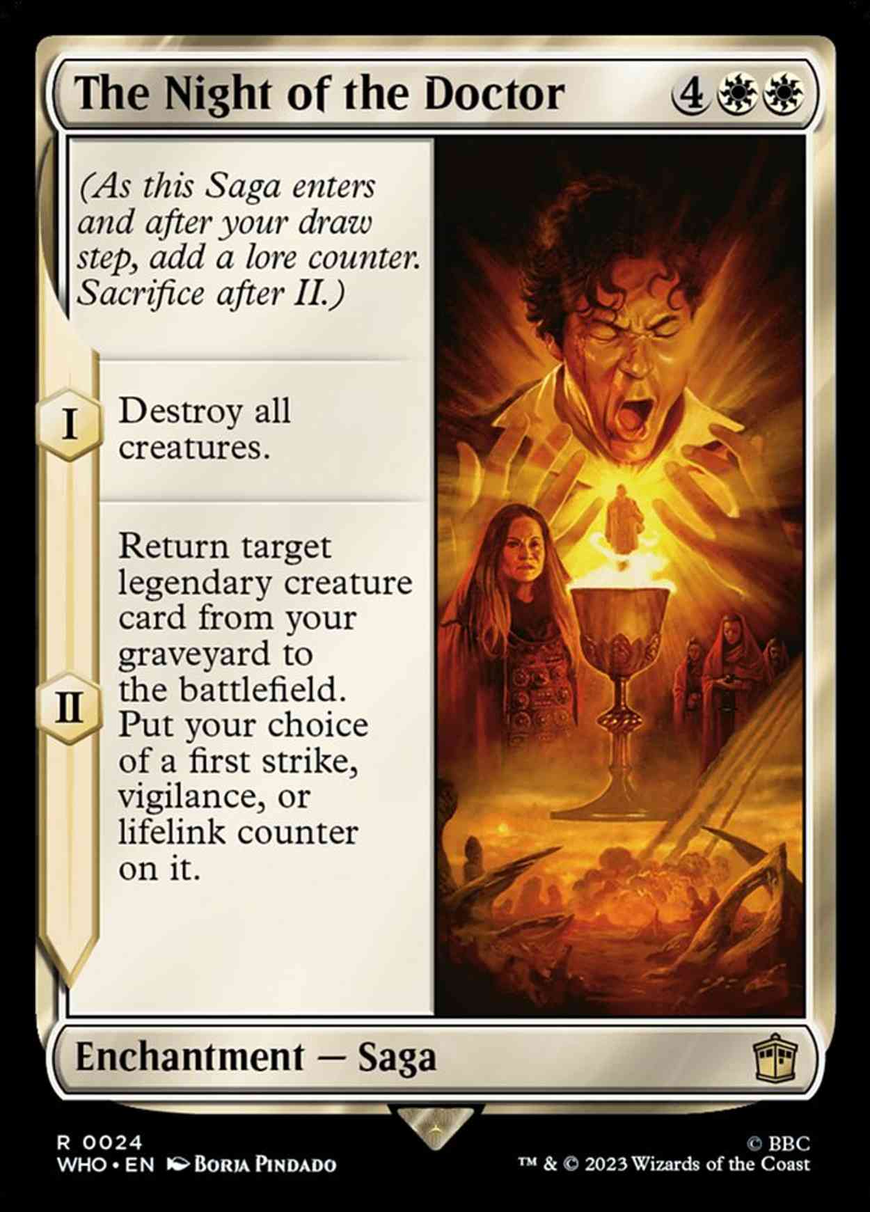 The Night of the Doctor magic card front