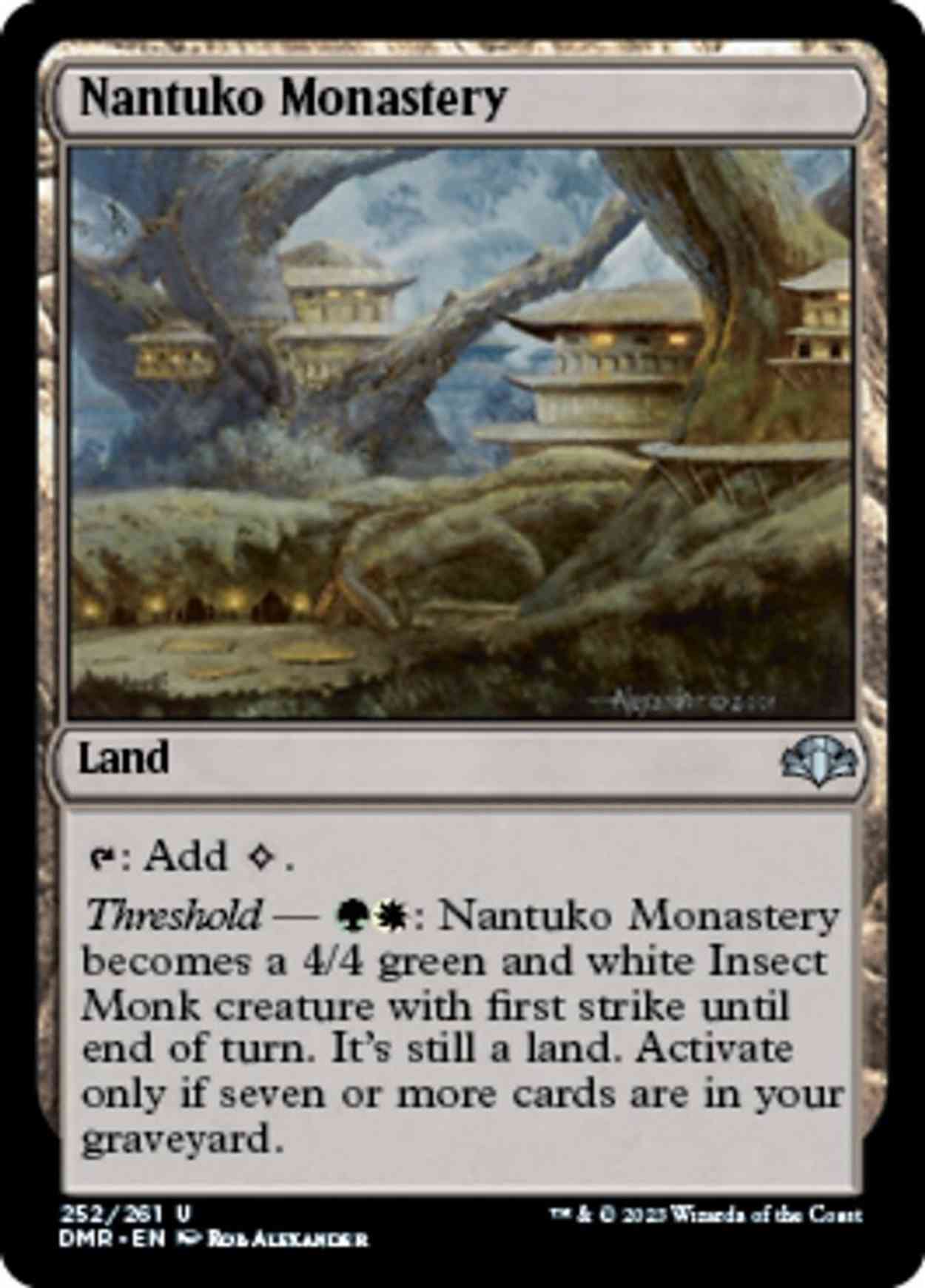 Nantuko Monastery magic card front