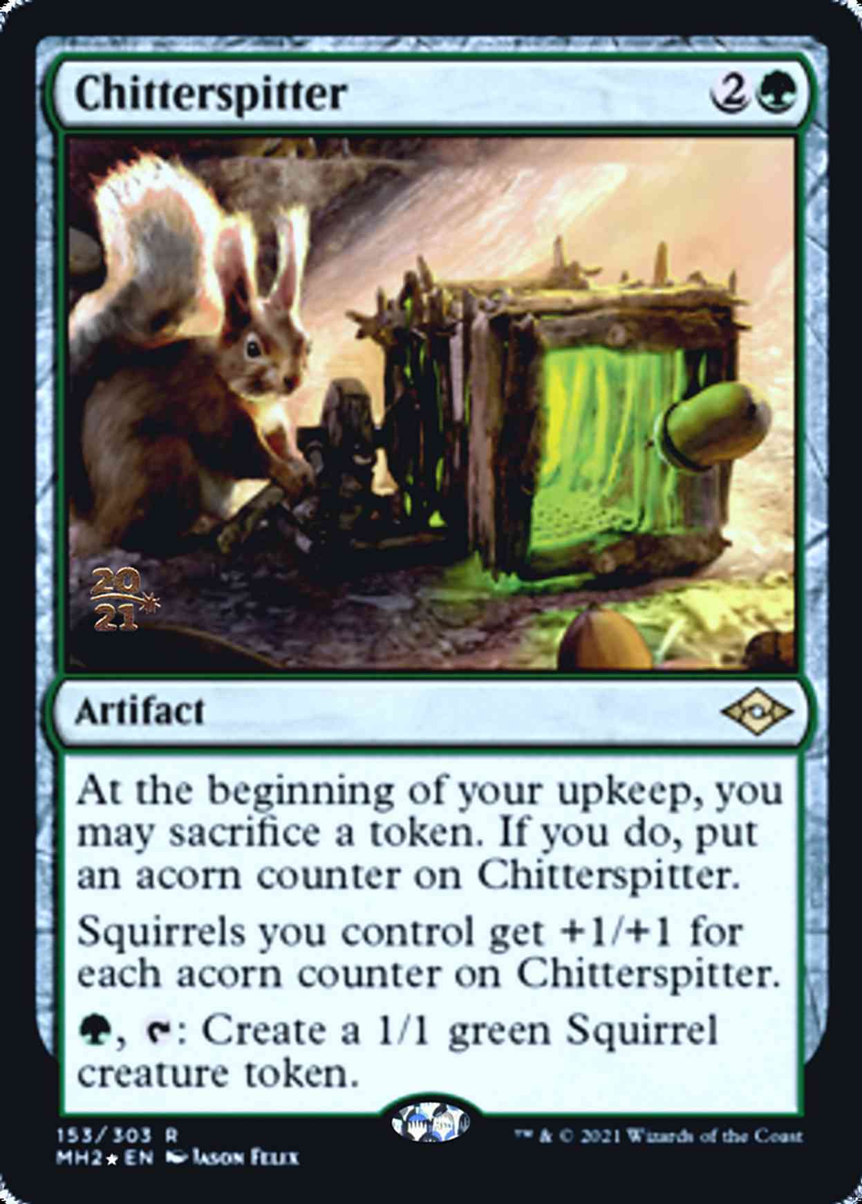 Chitterspitter magic card front