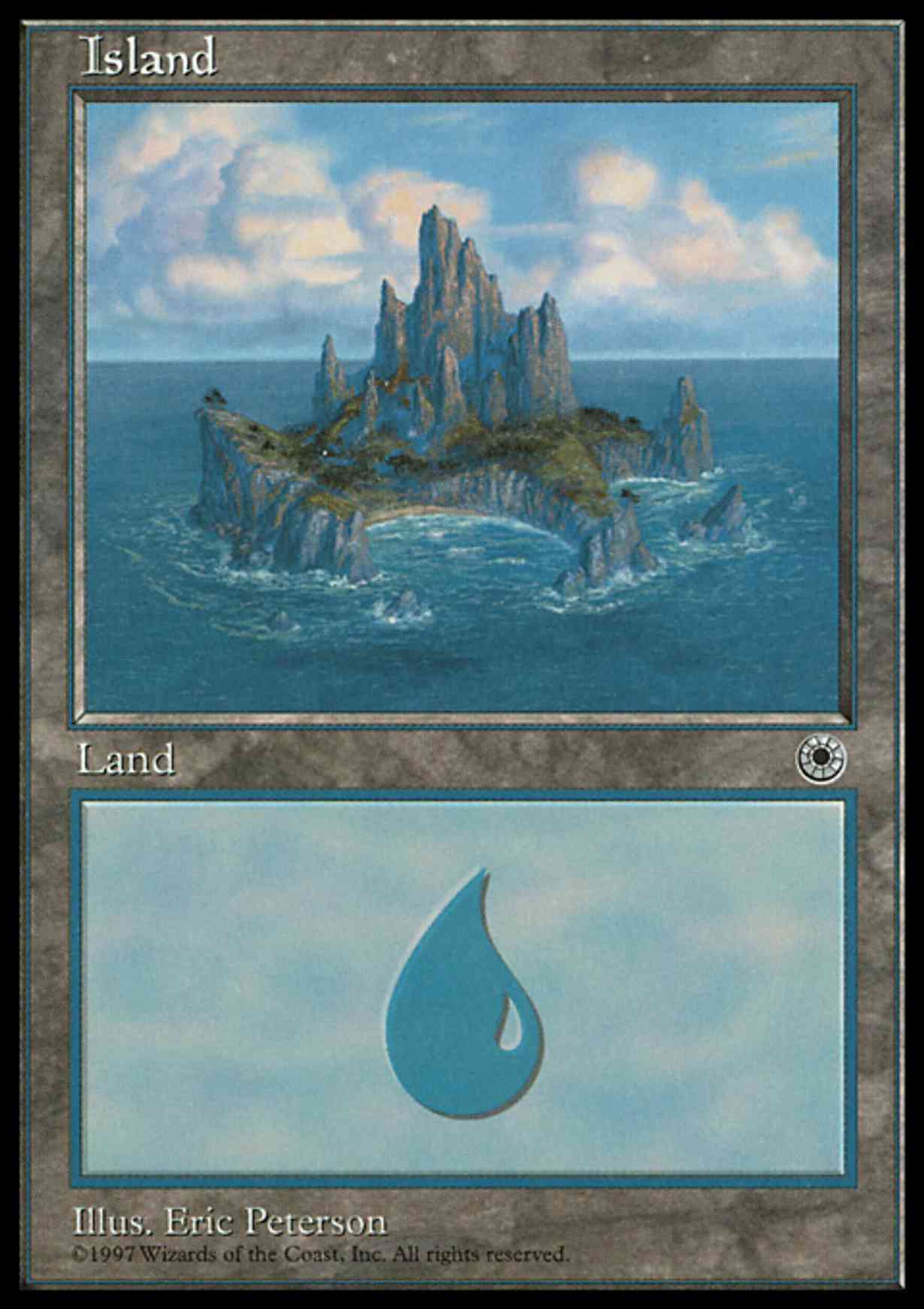 Island (Castle Cove) magic card front
