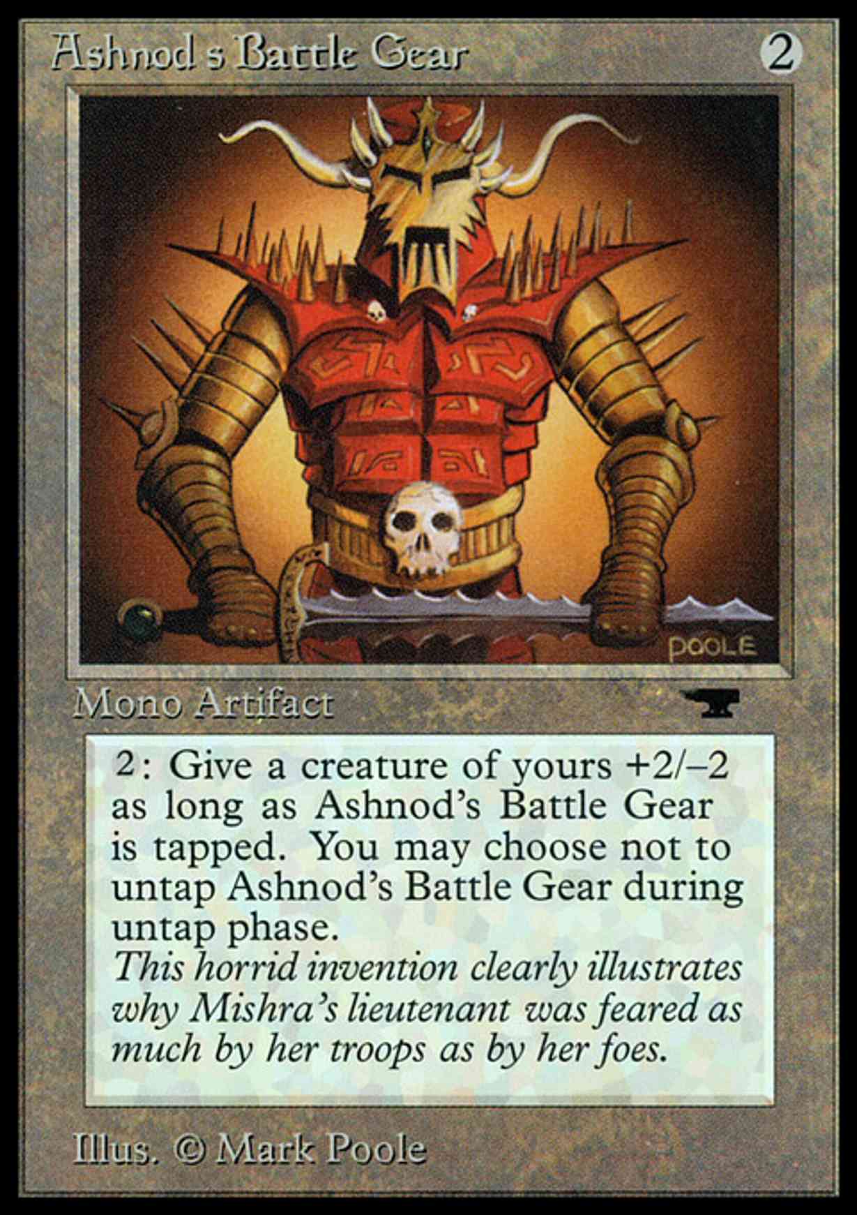 Ashnod's Battle Gear magic card front