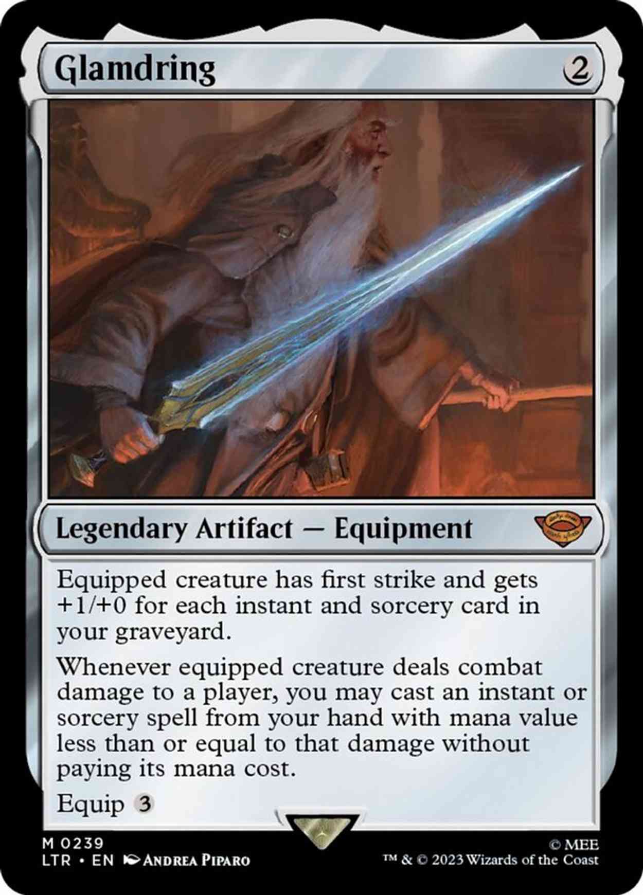 Glamdring magic card front