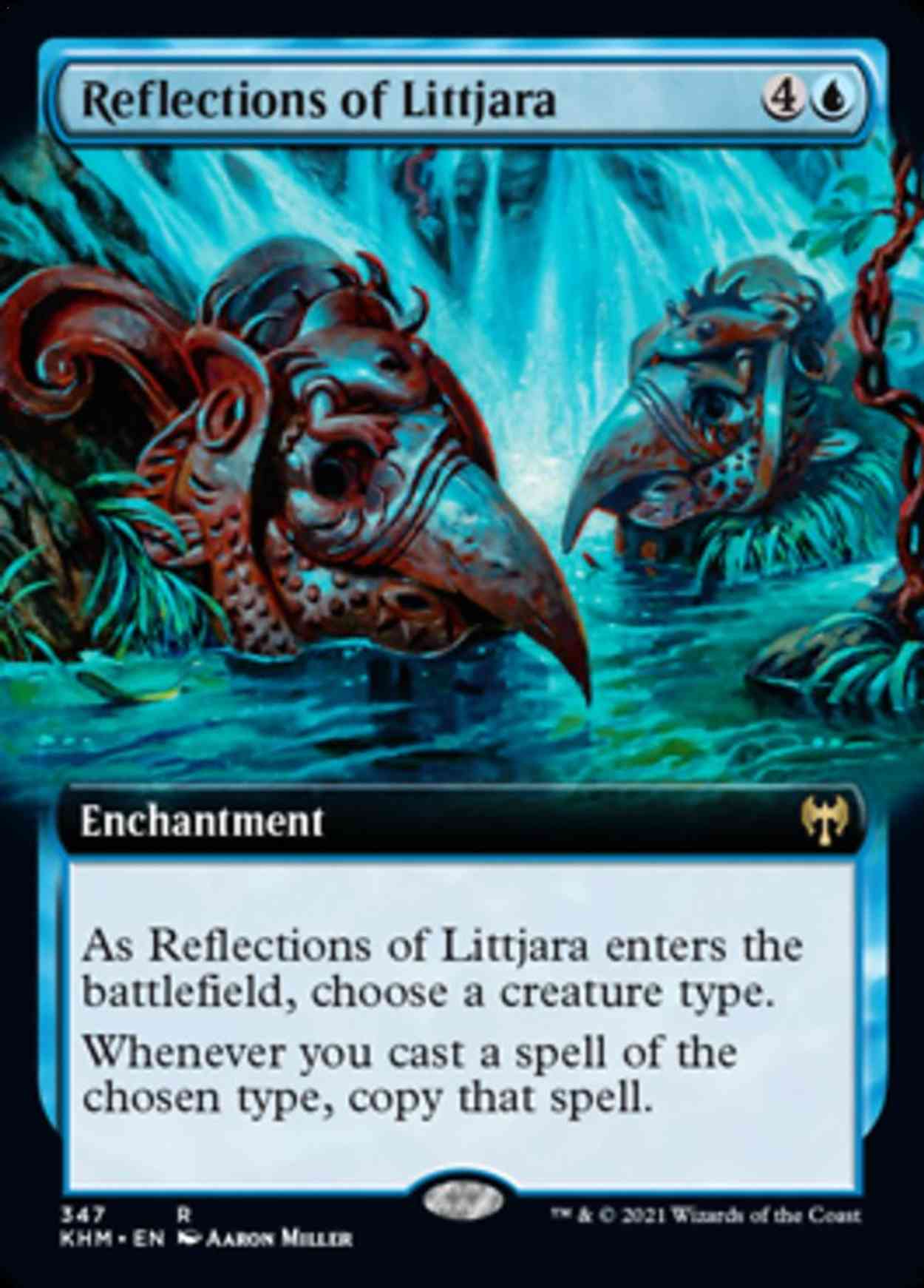 Reflections of Littjara (Extended Art) magic card front