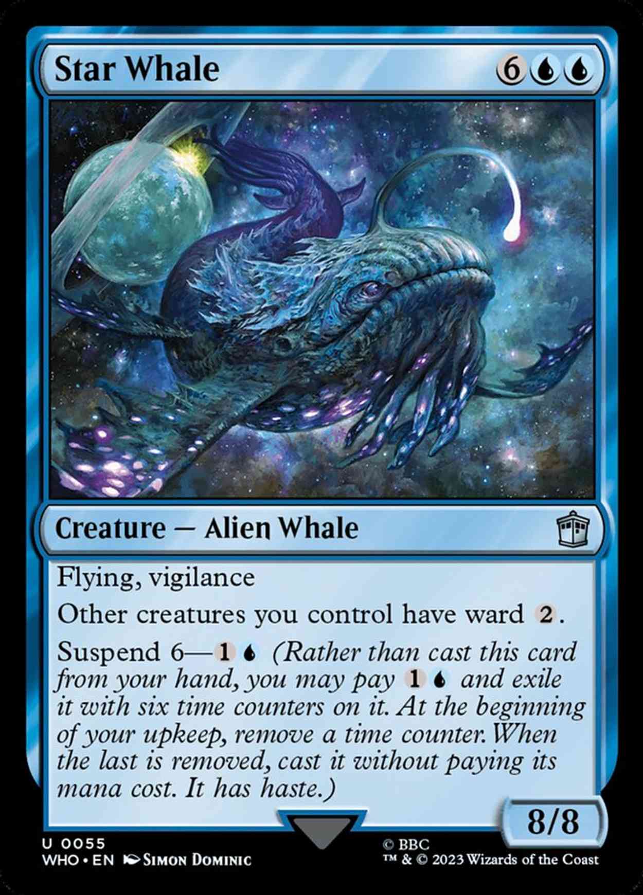 Star Whale magic card front