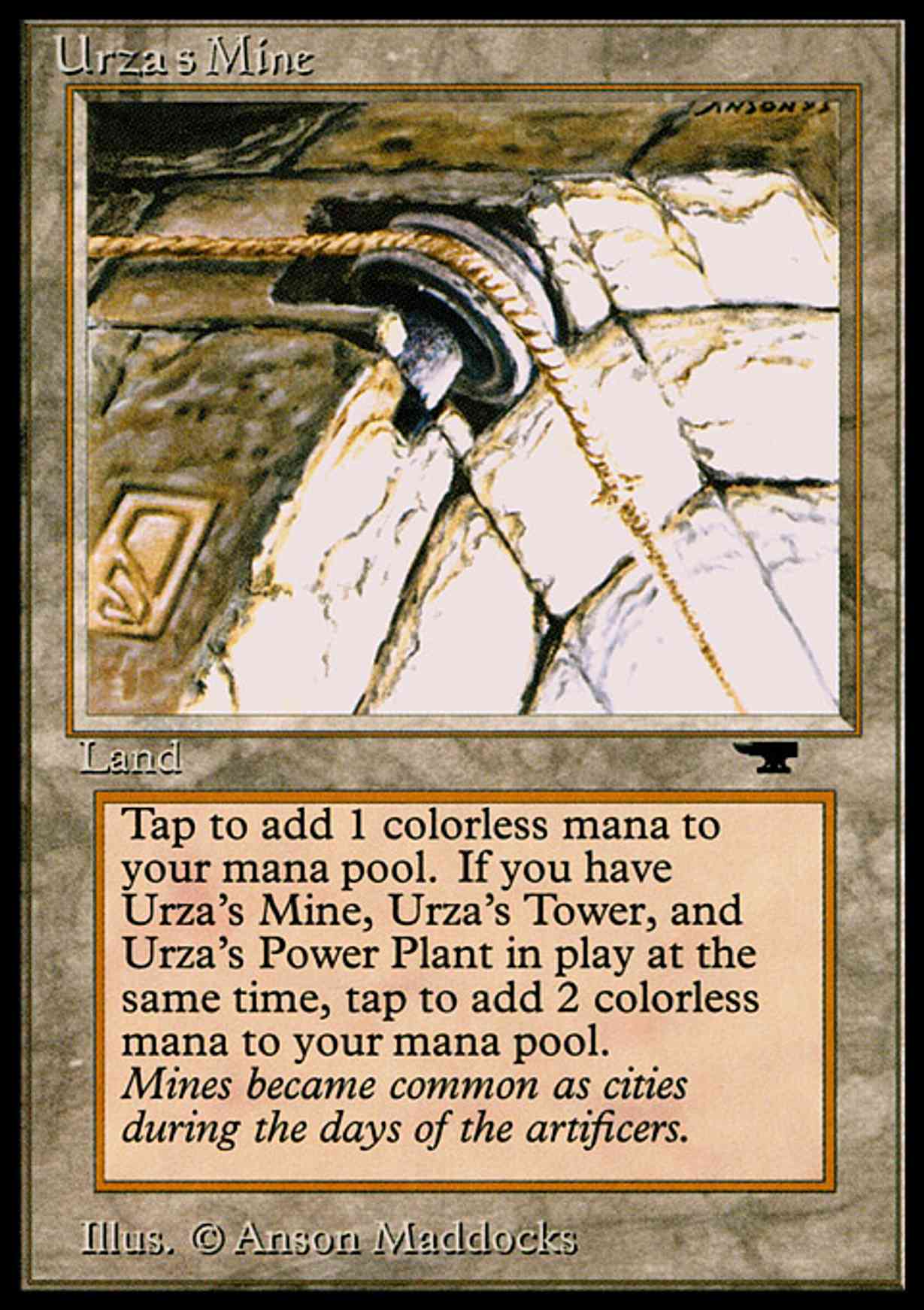 Urza's Mine (Pulley) magic card front