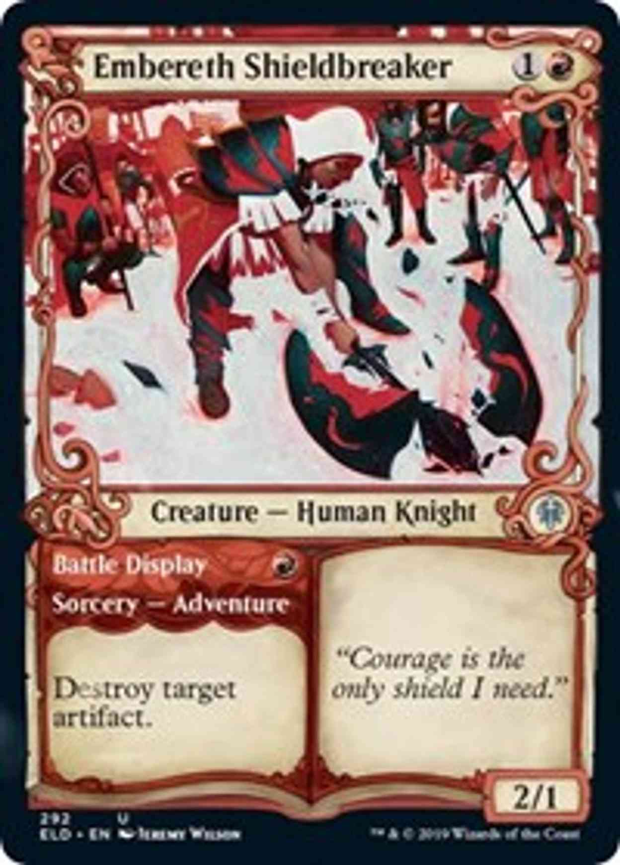 Embereth Shieldbreaker (Showcase) magic card front