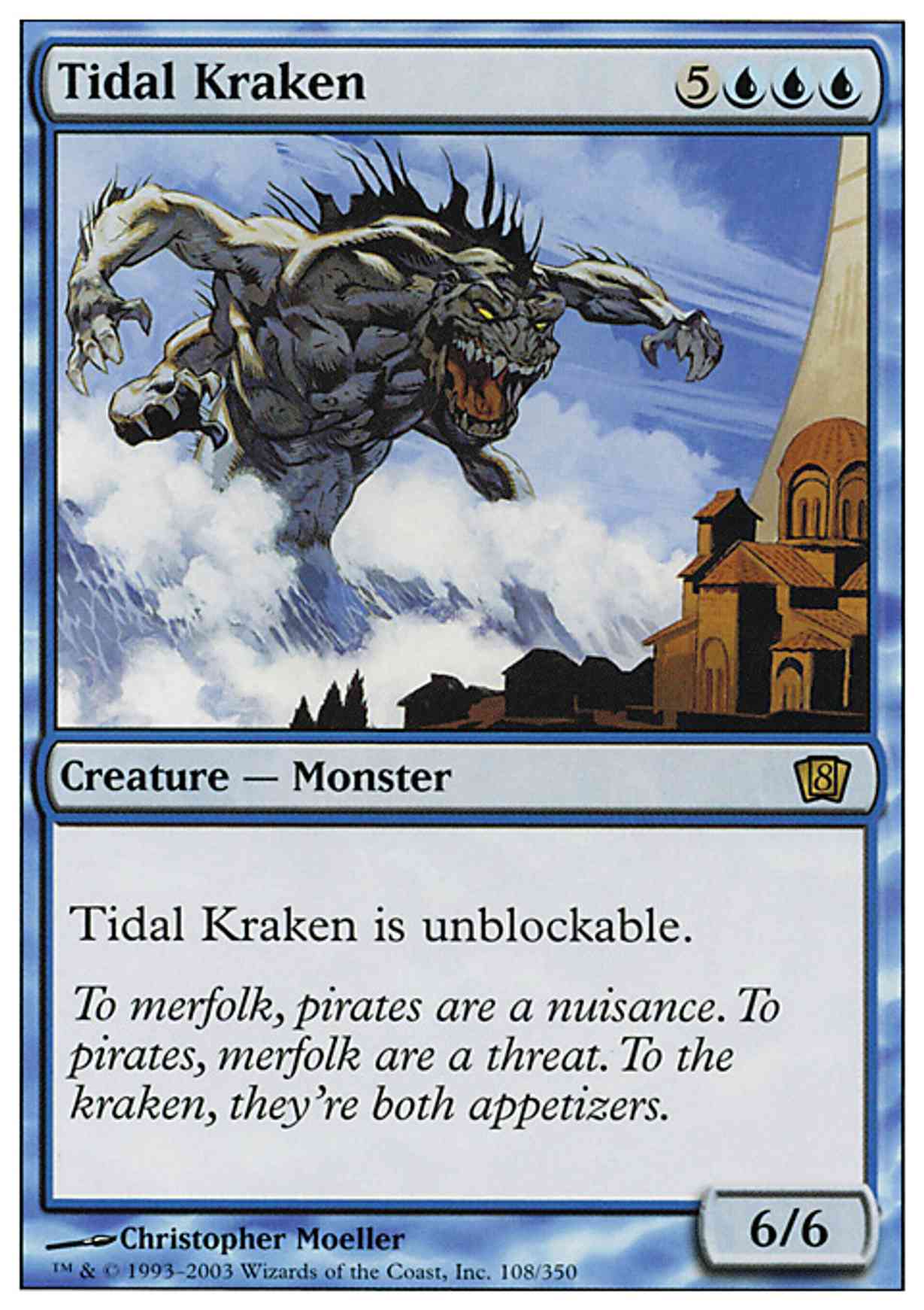 Tidal Kraken magic card front