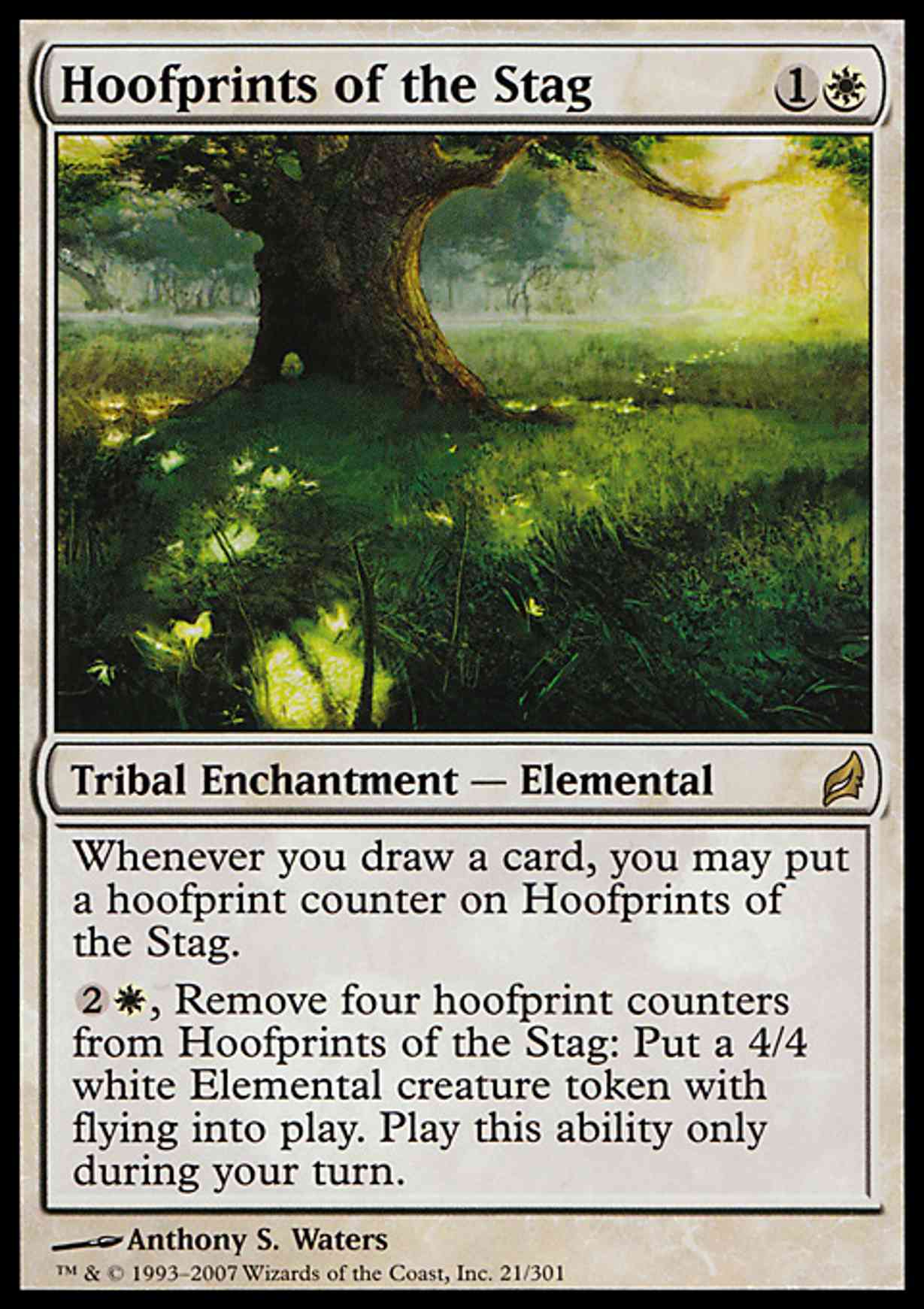 Hoofprints of the Stag magic card front
