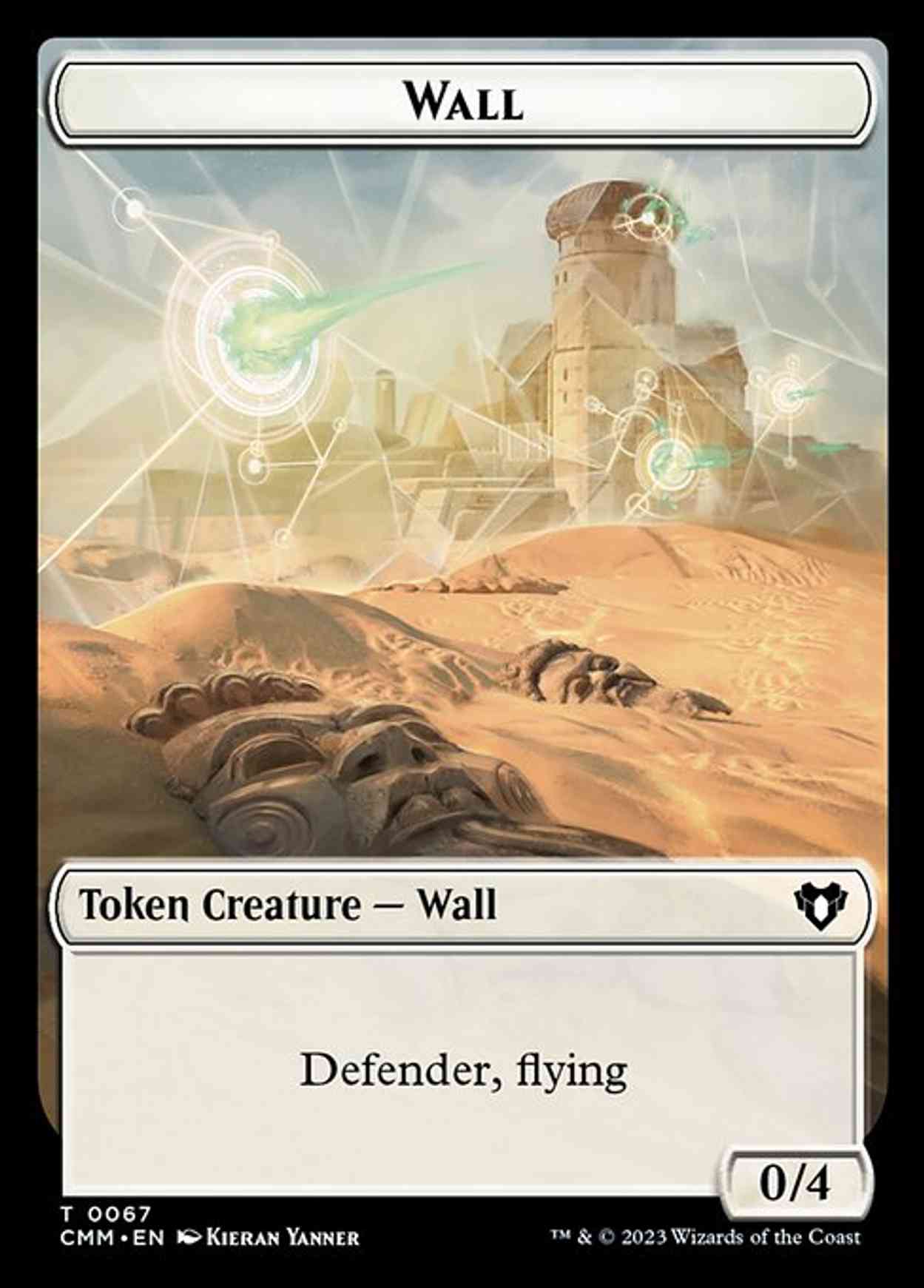 Wall // Kor Ally Double-Sided Token magic card front