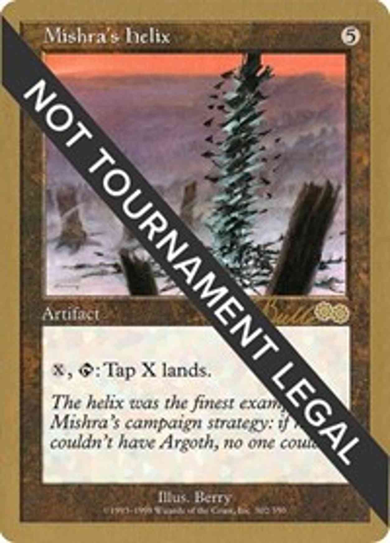 Mishra's Helix - 1999 Kai Budde (USG) (SB) magic card front