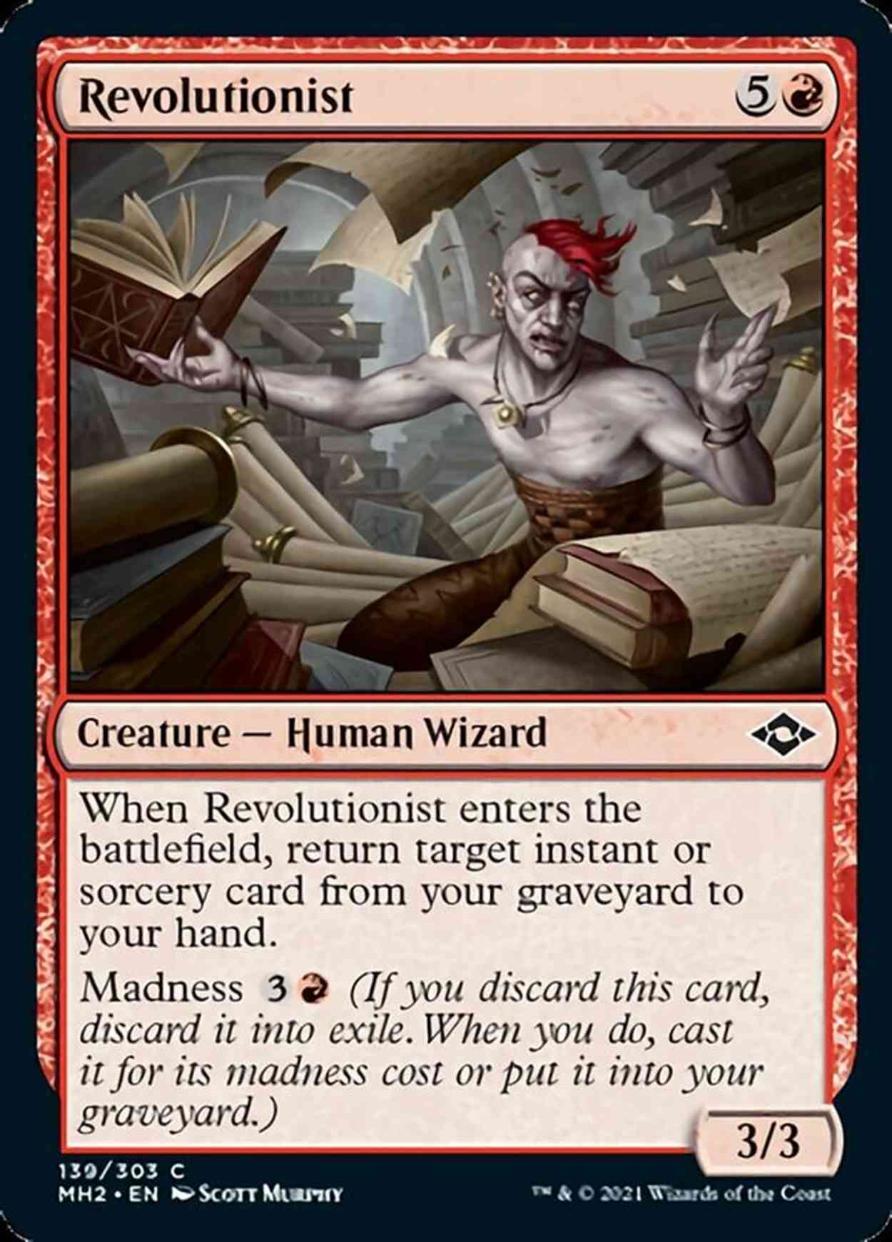 Revolutionist magic card front