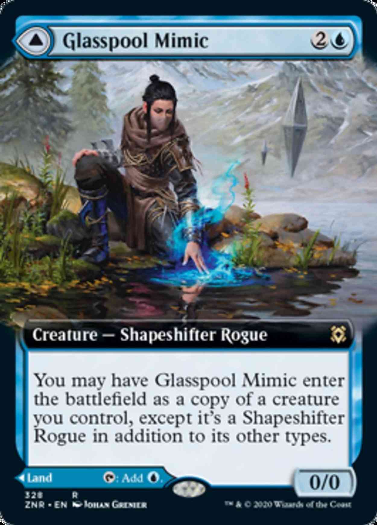 Glasspool Mimic (Extended Art) magic card front