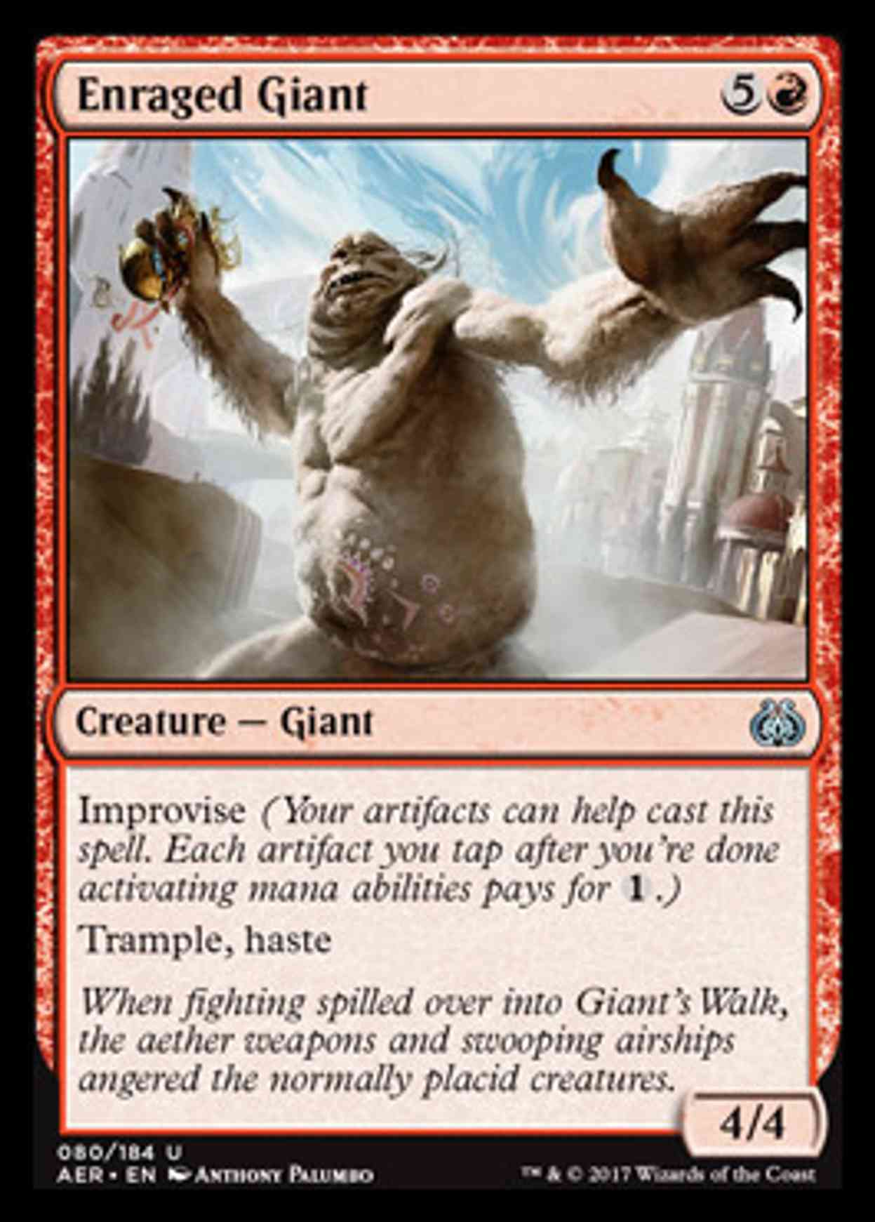 Enraged Giant magic card front