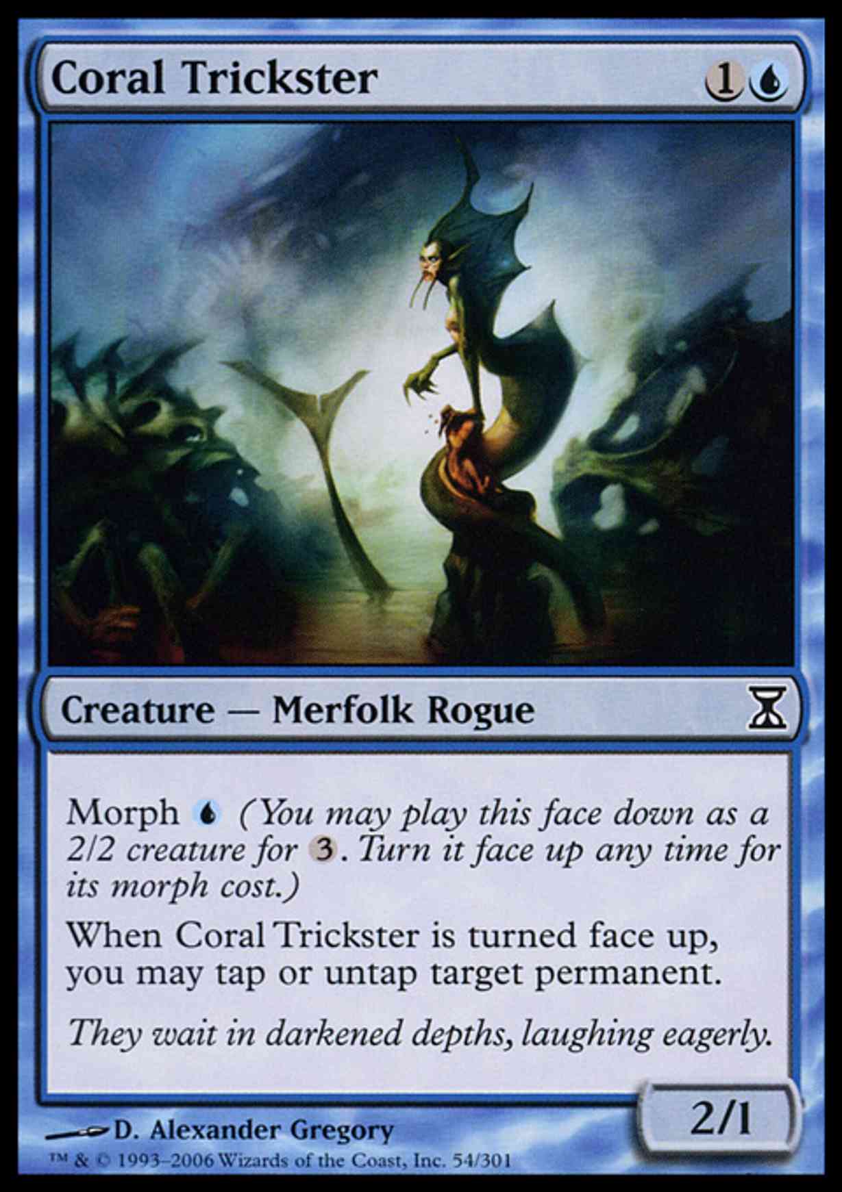 Coral Trickster magic card front
