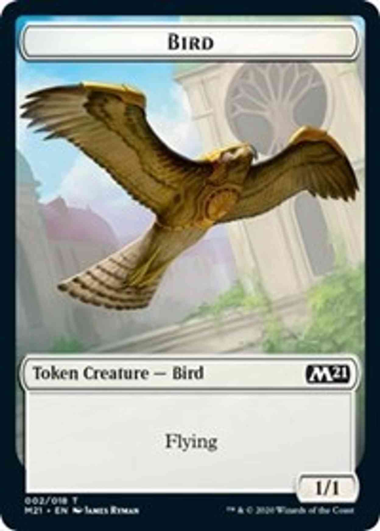 Bird // Treasure Double-sided Token magic card front