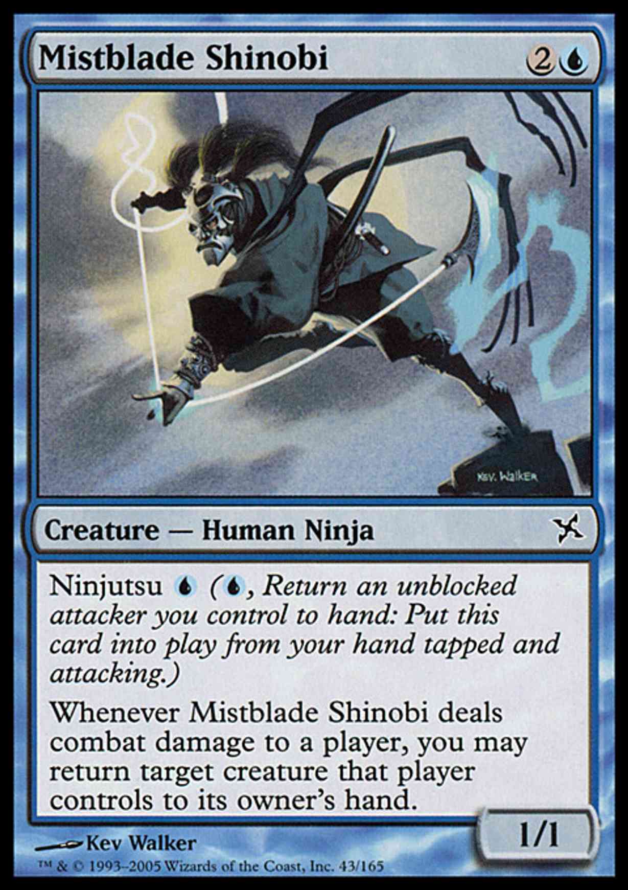 Mistblade Shinobi magic card front