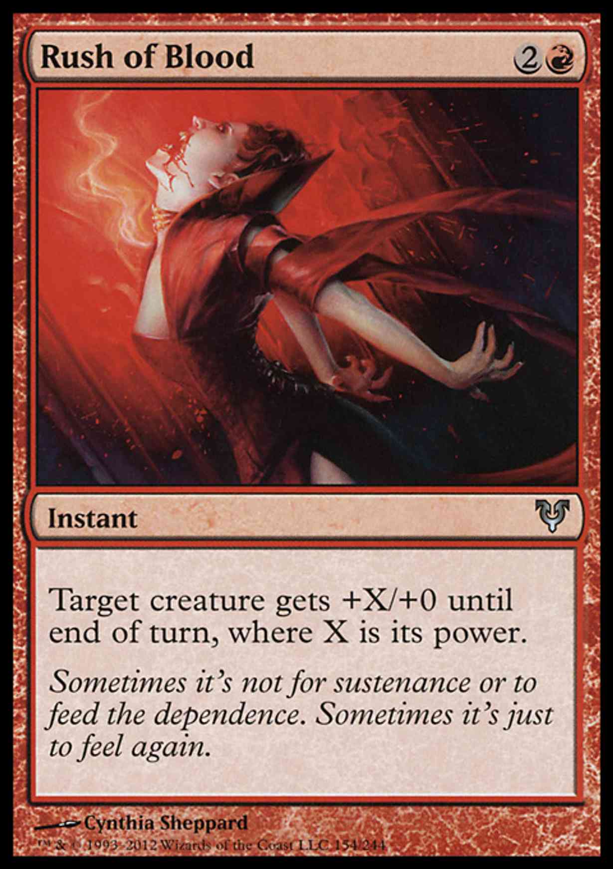 Rush of Blood magic card front