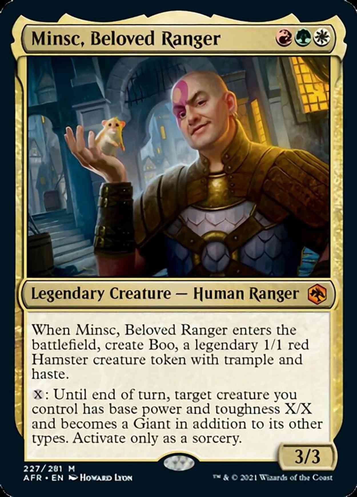 Minsc, Beloved Ranger magic card front