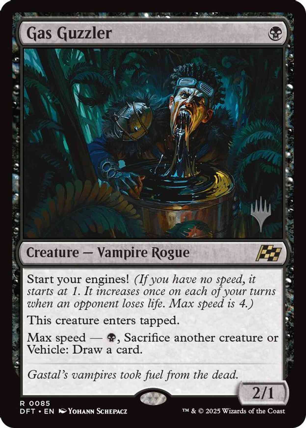 Gas Guzzler magic card front