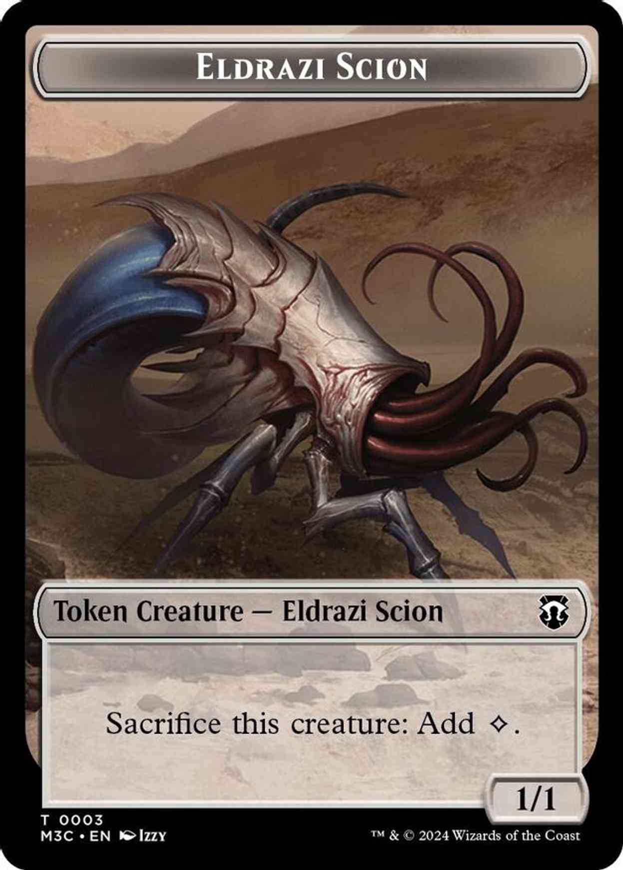 Eldrazi Scion (Ripple Foil) // Eldrazi Spawn Double-Sided Token magic card front