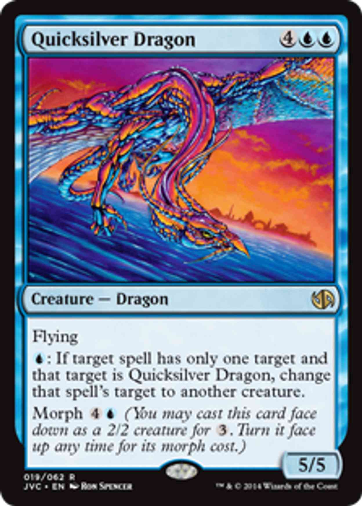 Quicksilver Dragon magic card front