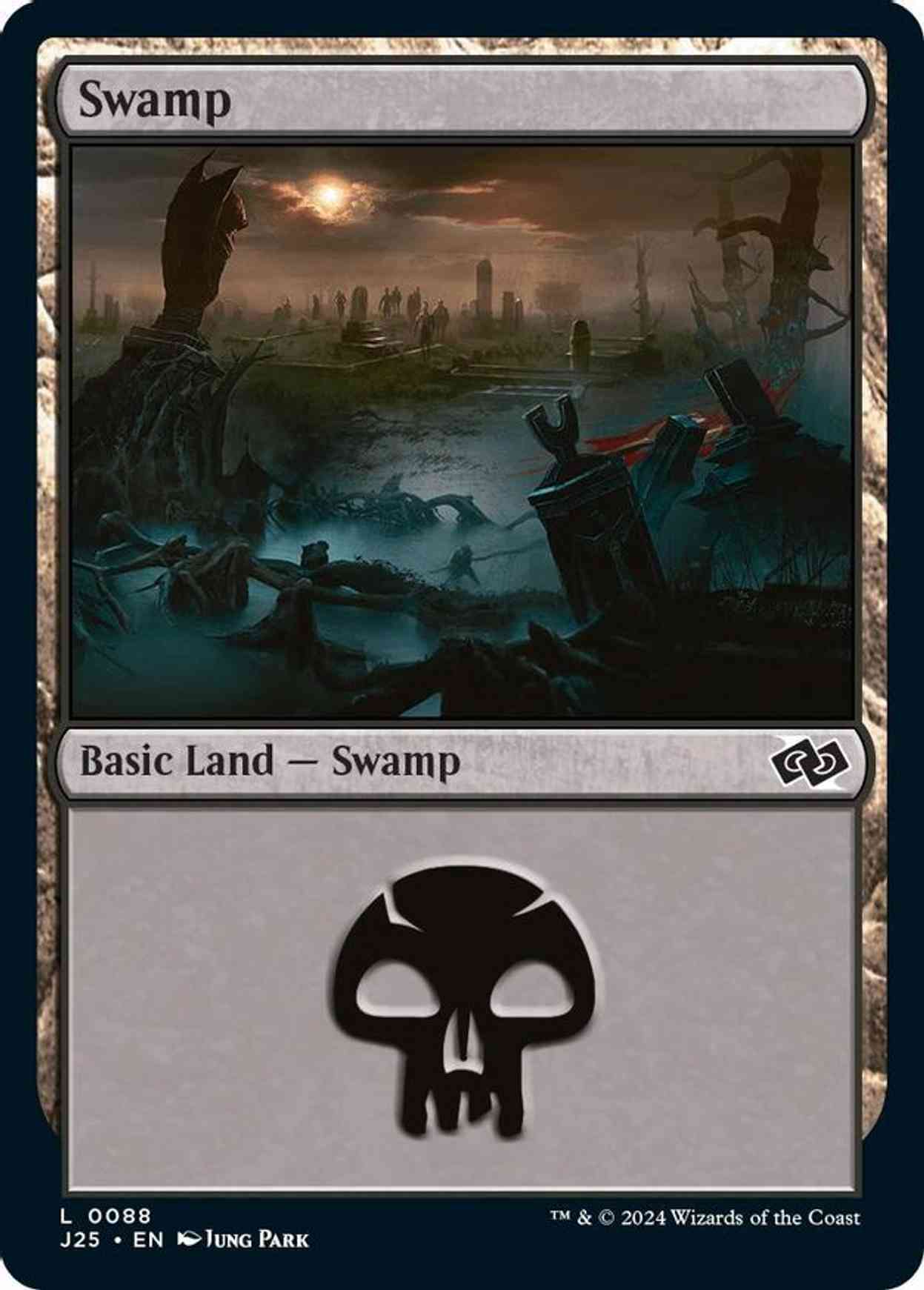 Swamp (0088) magic card front