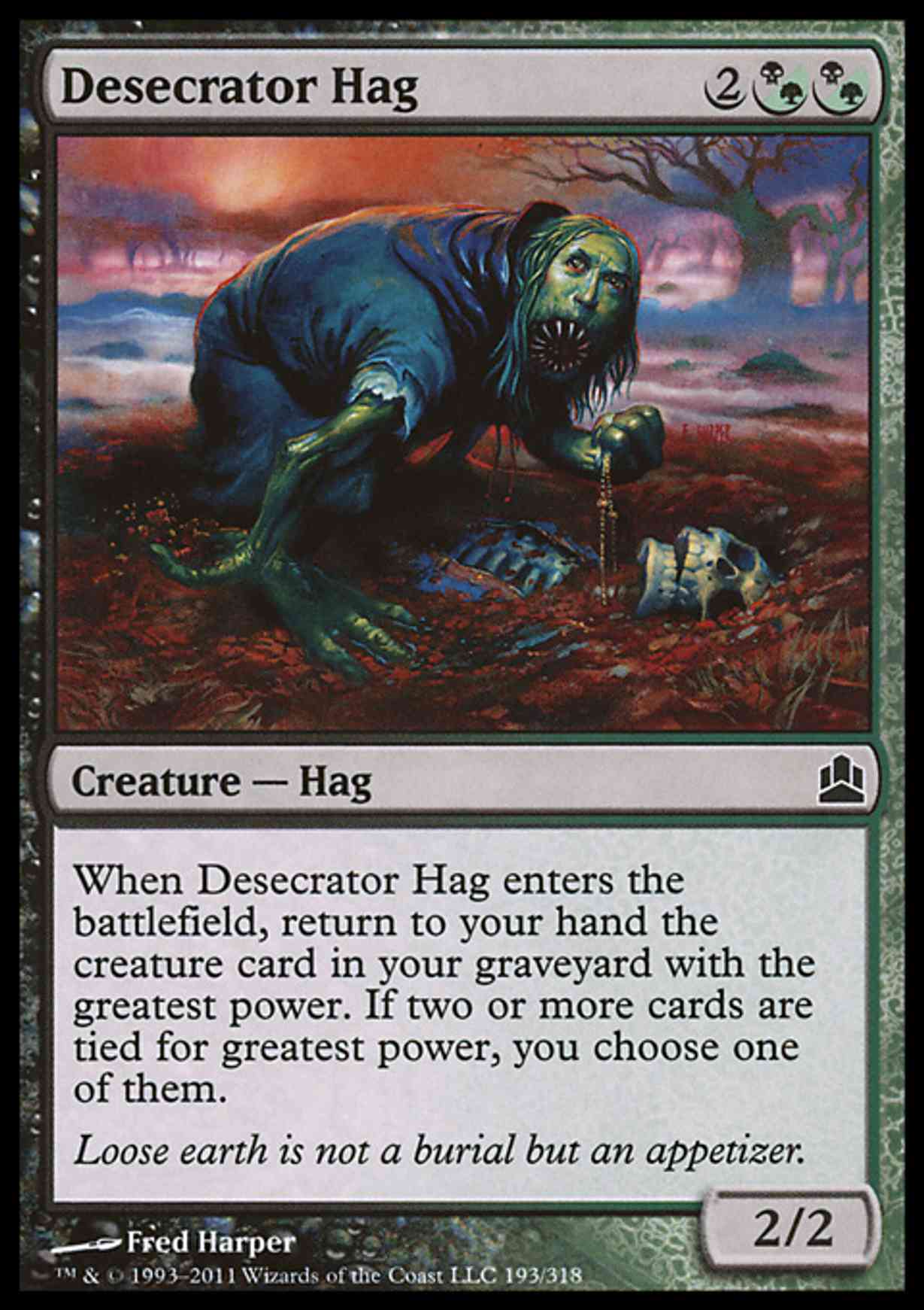 Desecrator Hag magic card front