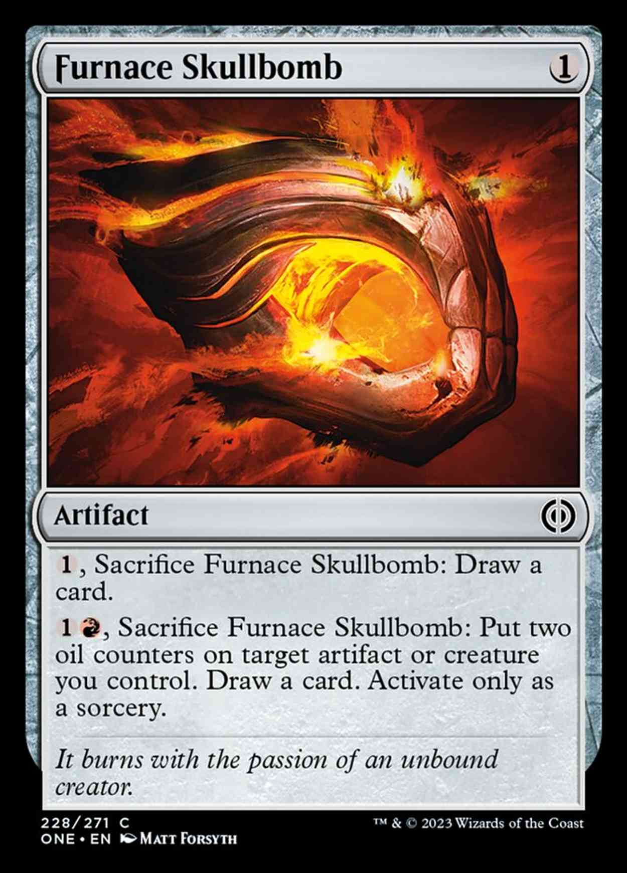 Furnace Skullbomb magic card front