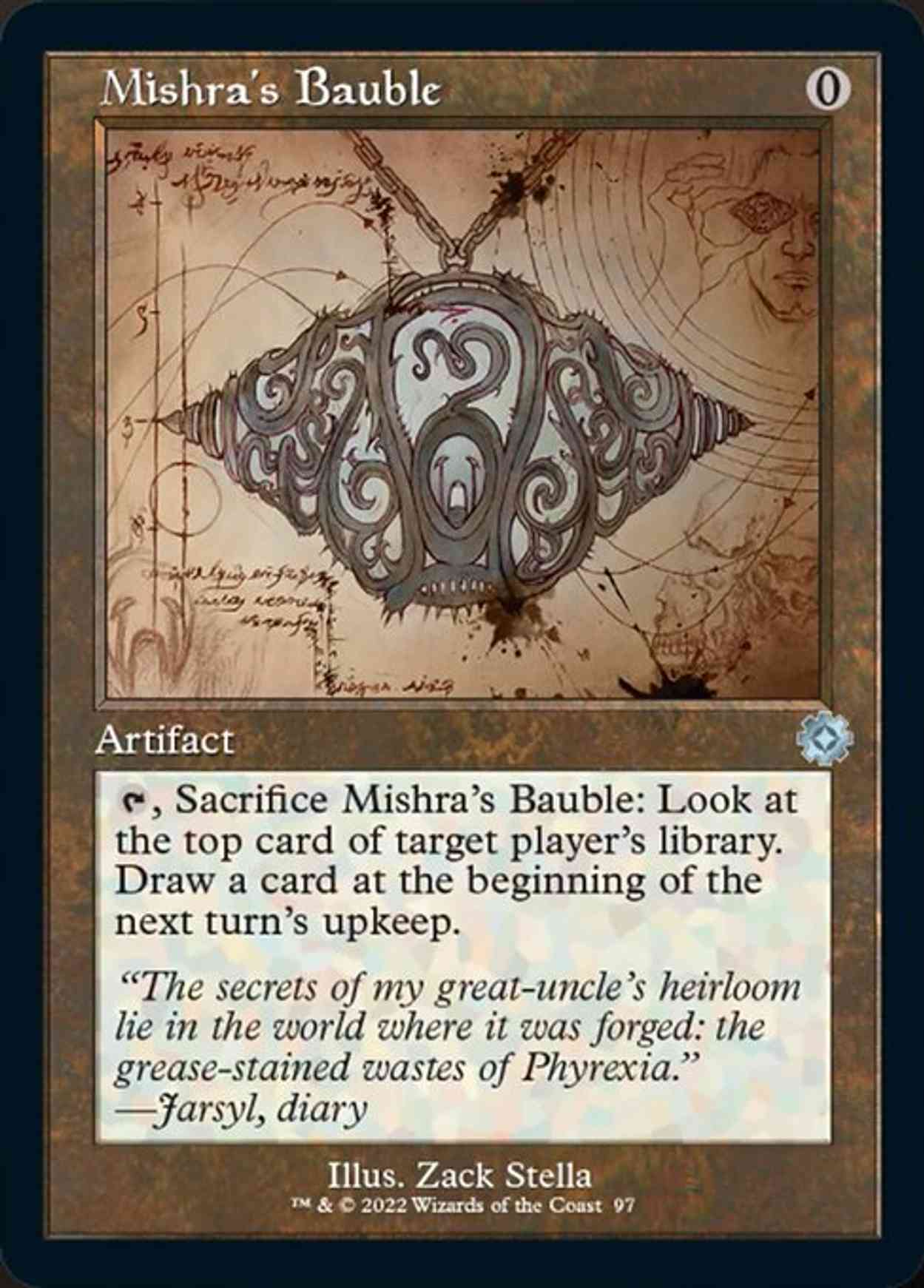 Mishra's Bauble (Schematic) Price from mtg The Brothers' War Retro ...
