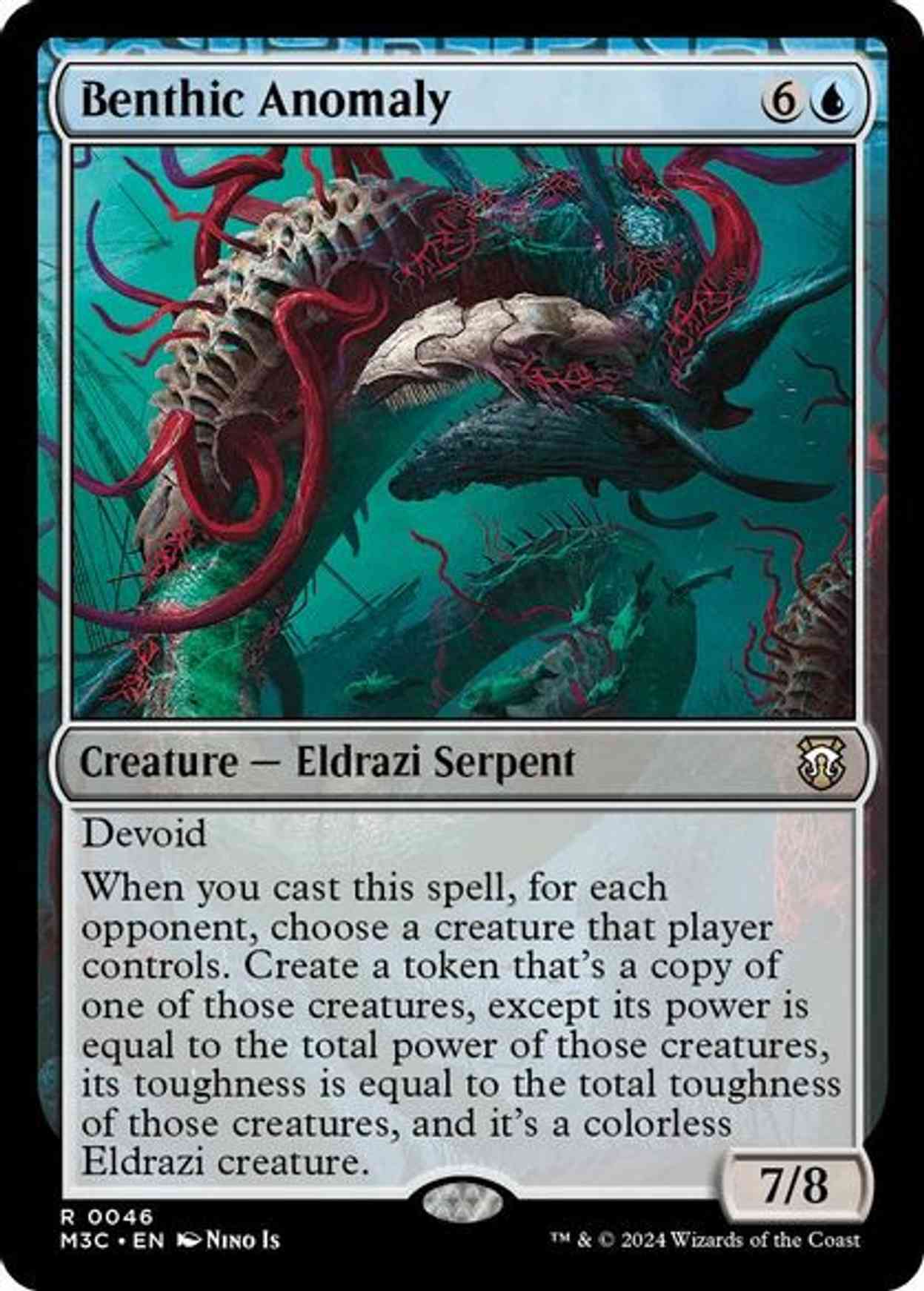 Benthic Anomaly magic card front