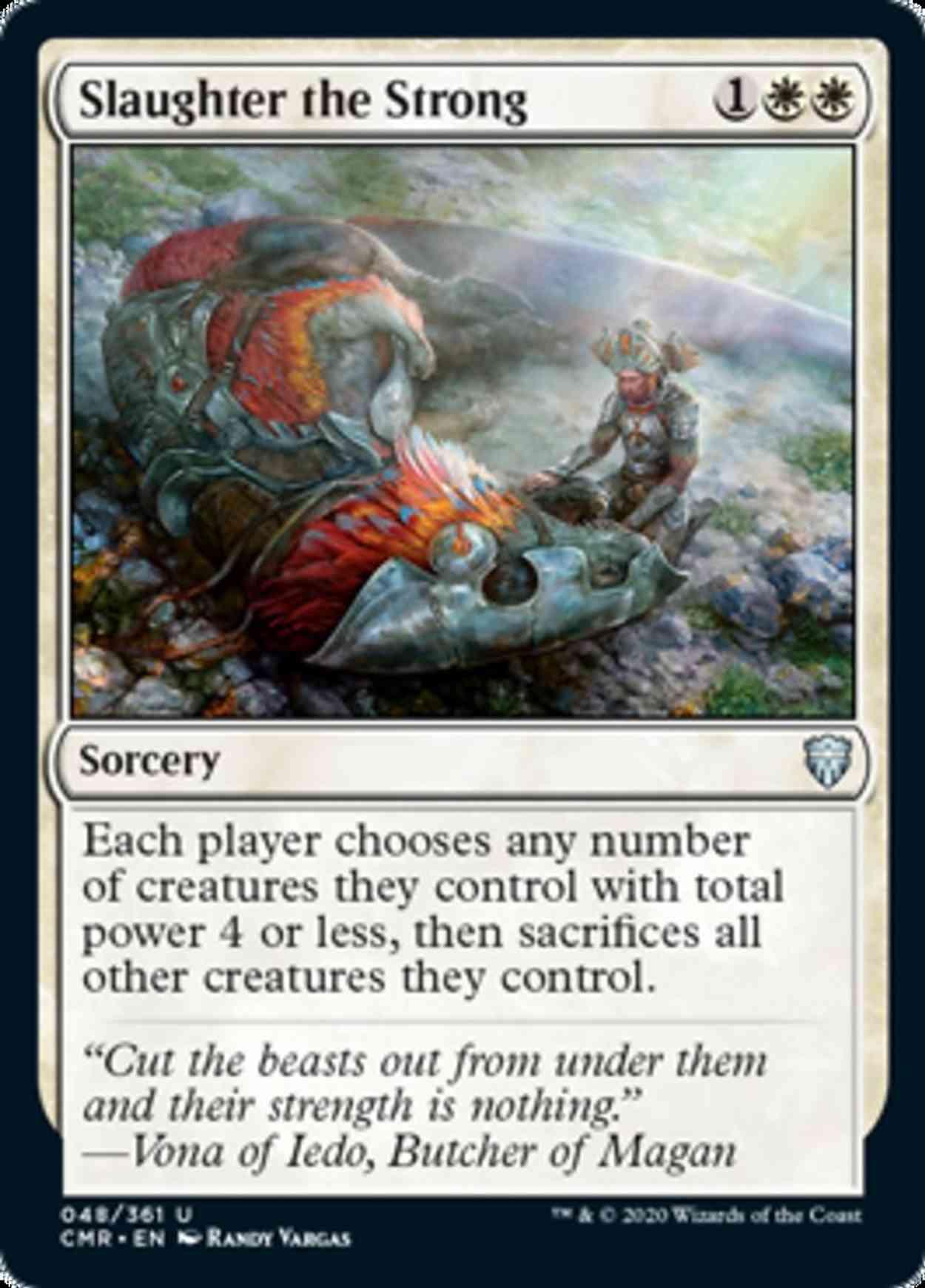 Slaughter the Strong magic card front