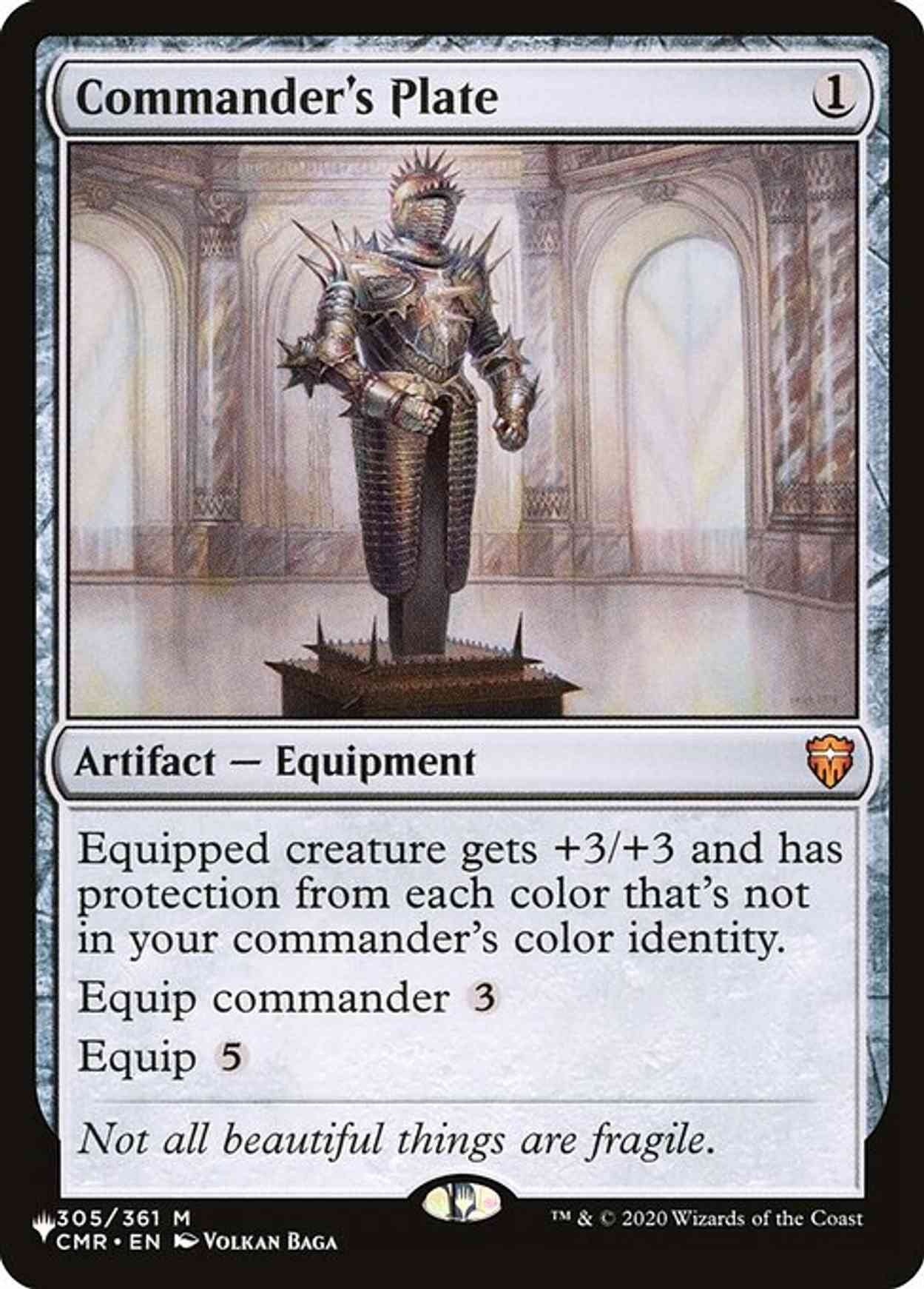 Commander's Plate magic card front