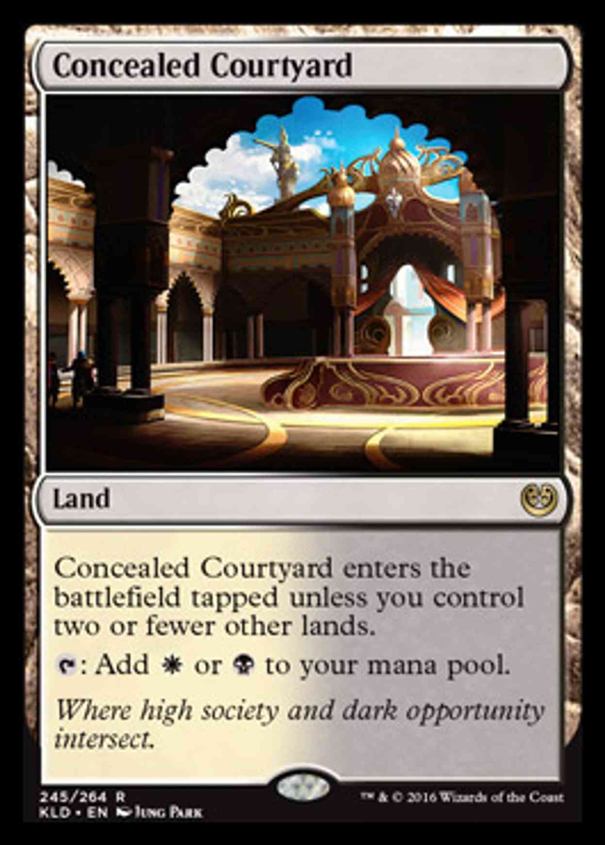 Concealed Courtyard magic card front