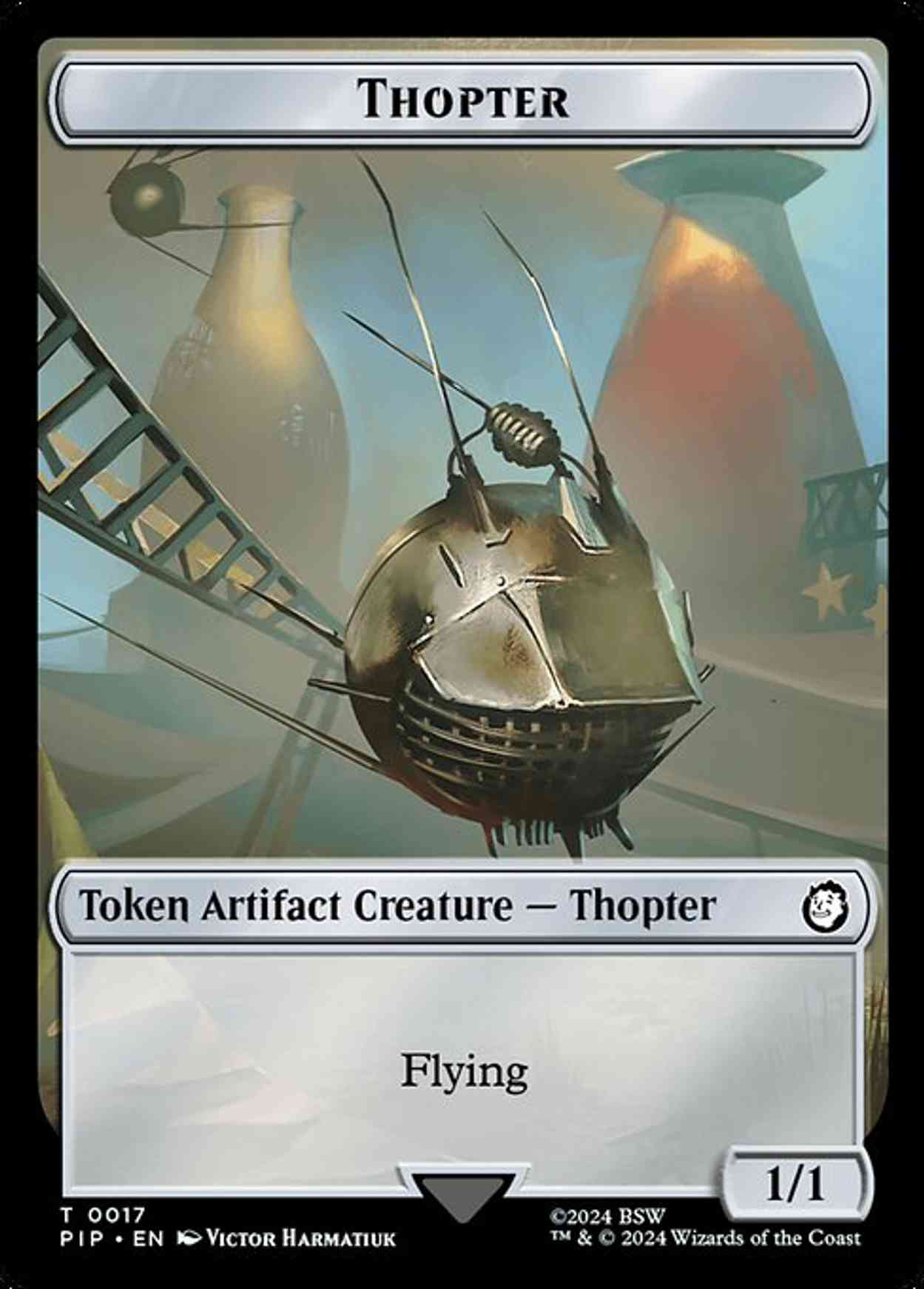 Thopter // Treasure (0018) Double-Sided Token magic card front