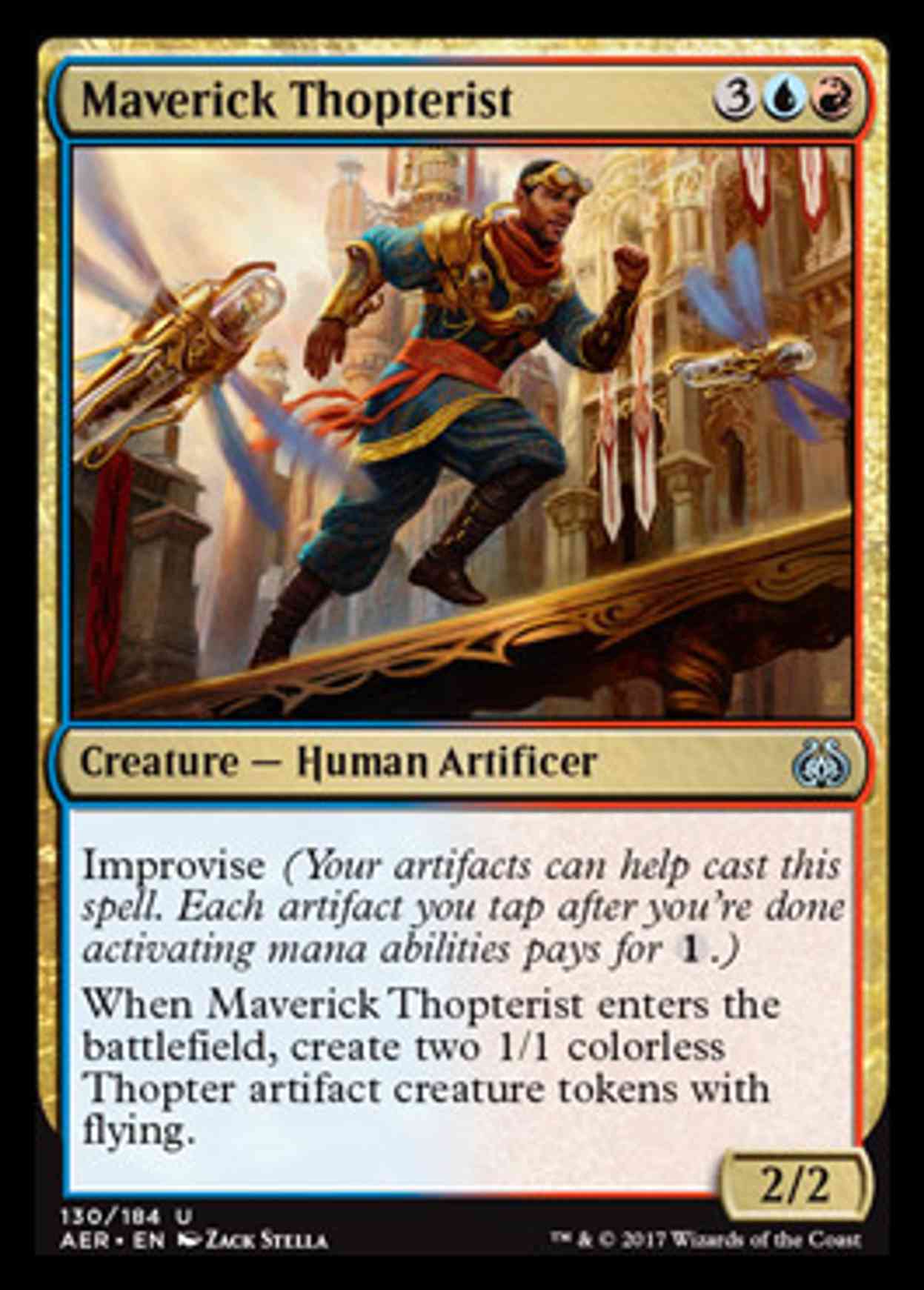 Maverick Thopterist magic card front