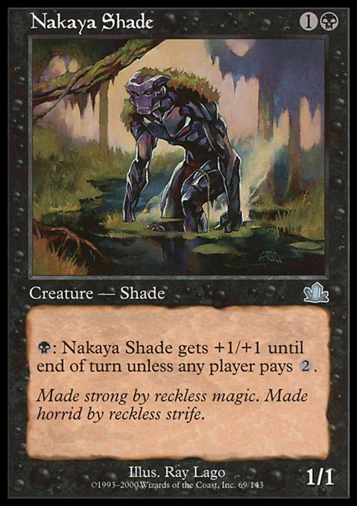 Nakaya Shade magic card front