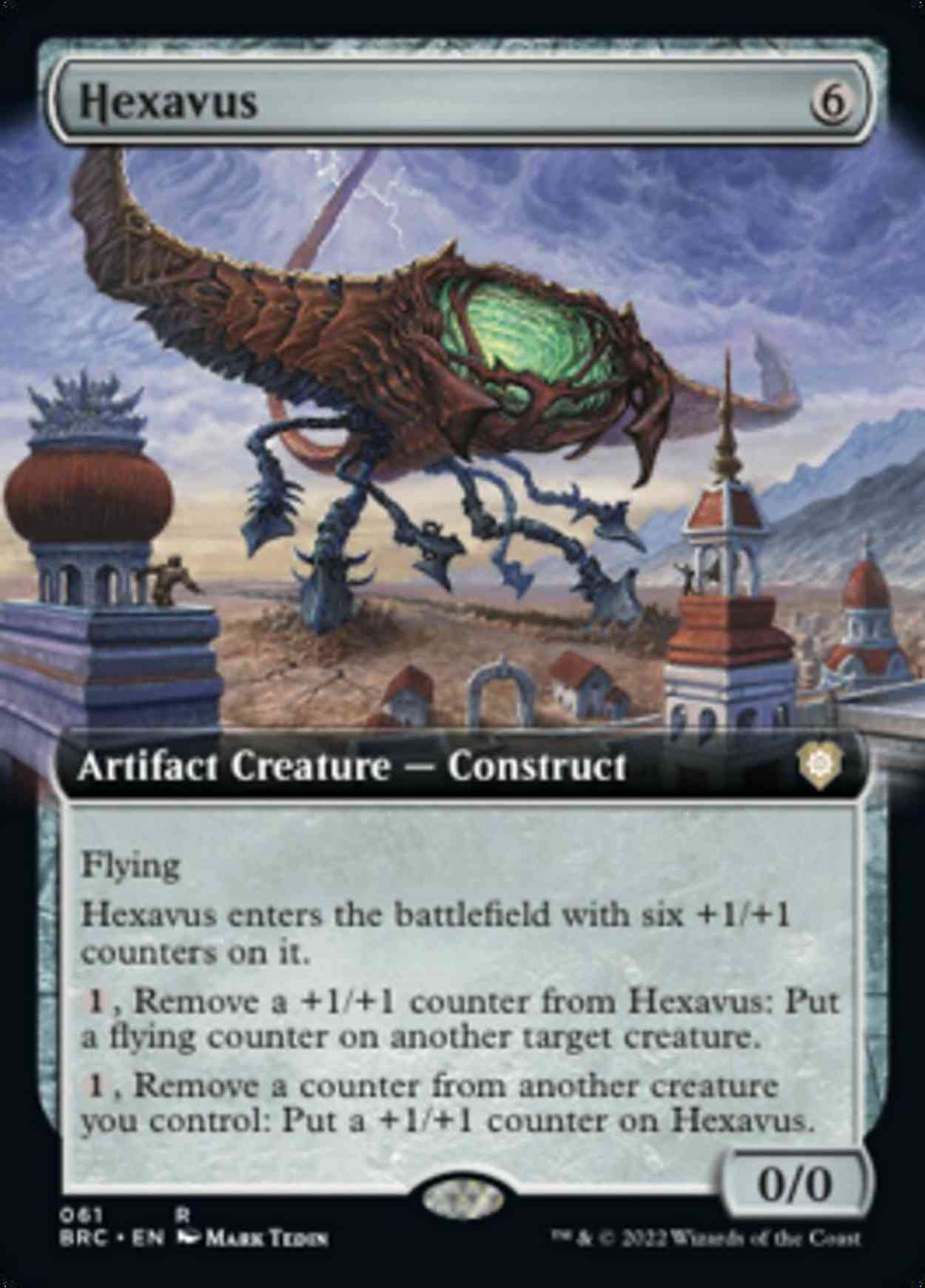Hexavus (Extended Art) magic card front