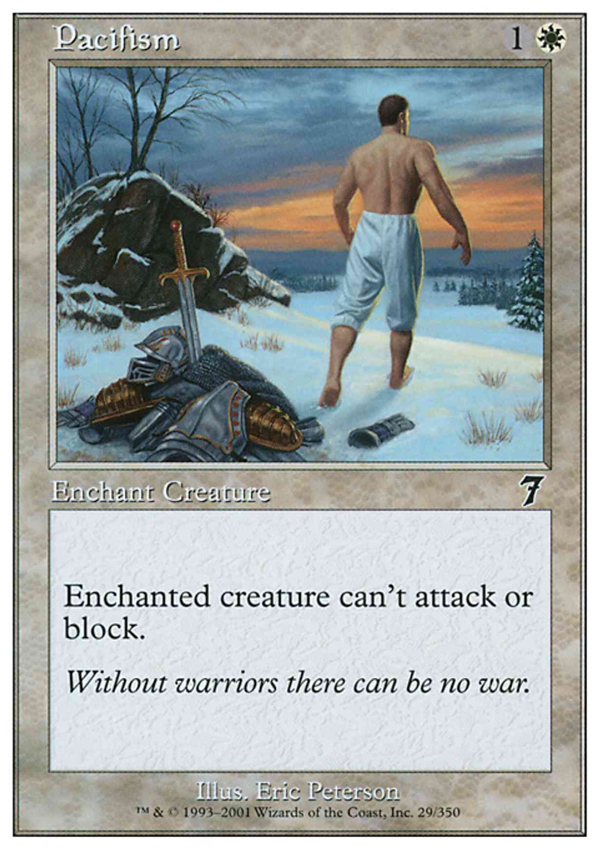Pacifism magic card front