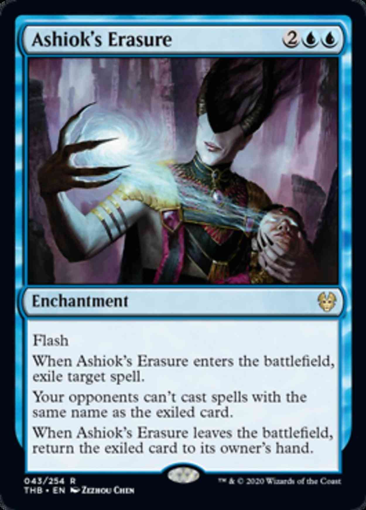 Ashiok's Erasure magic card front