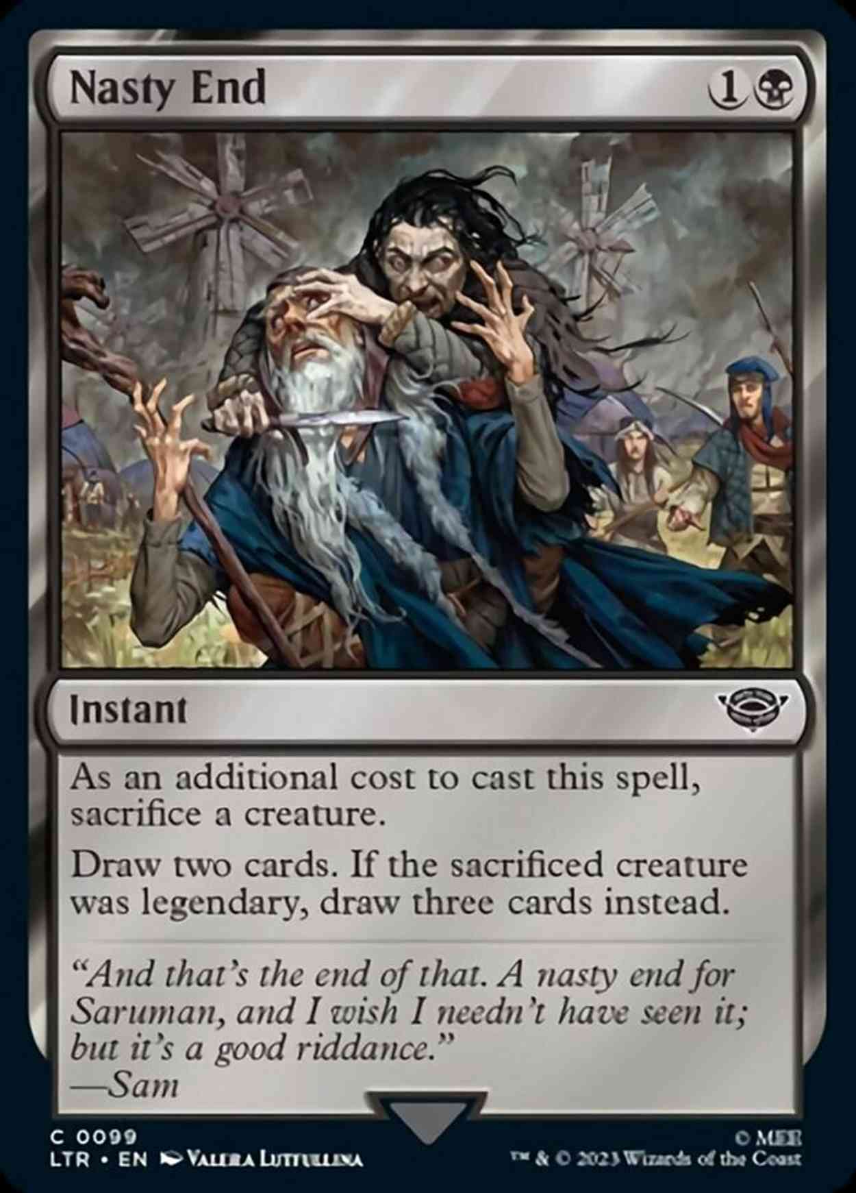 Nasty End magic card front