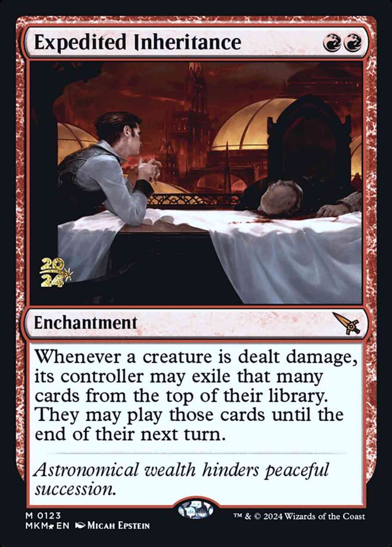 Expedited Inheritance magic card front