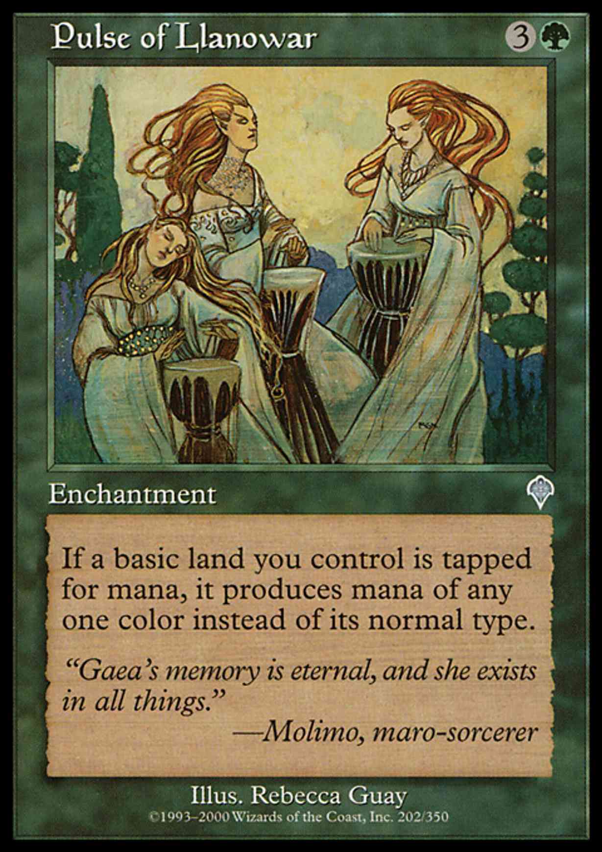 Pulse of Llanowar magic card front