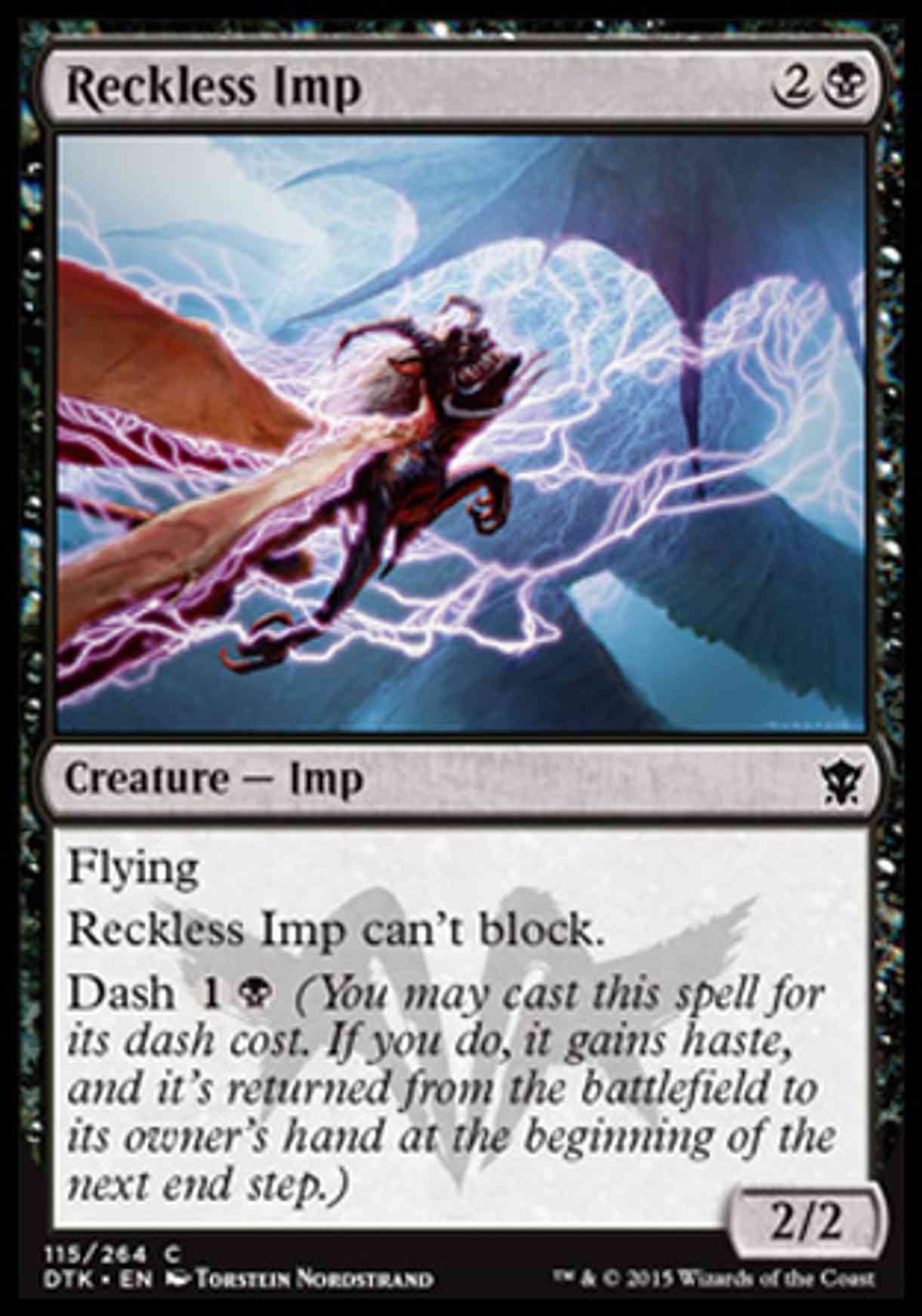 Reckless Imp magic card front