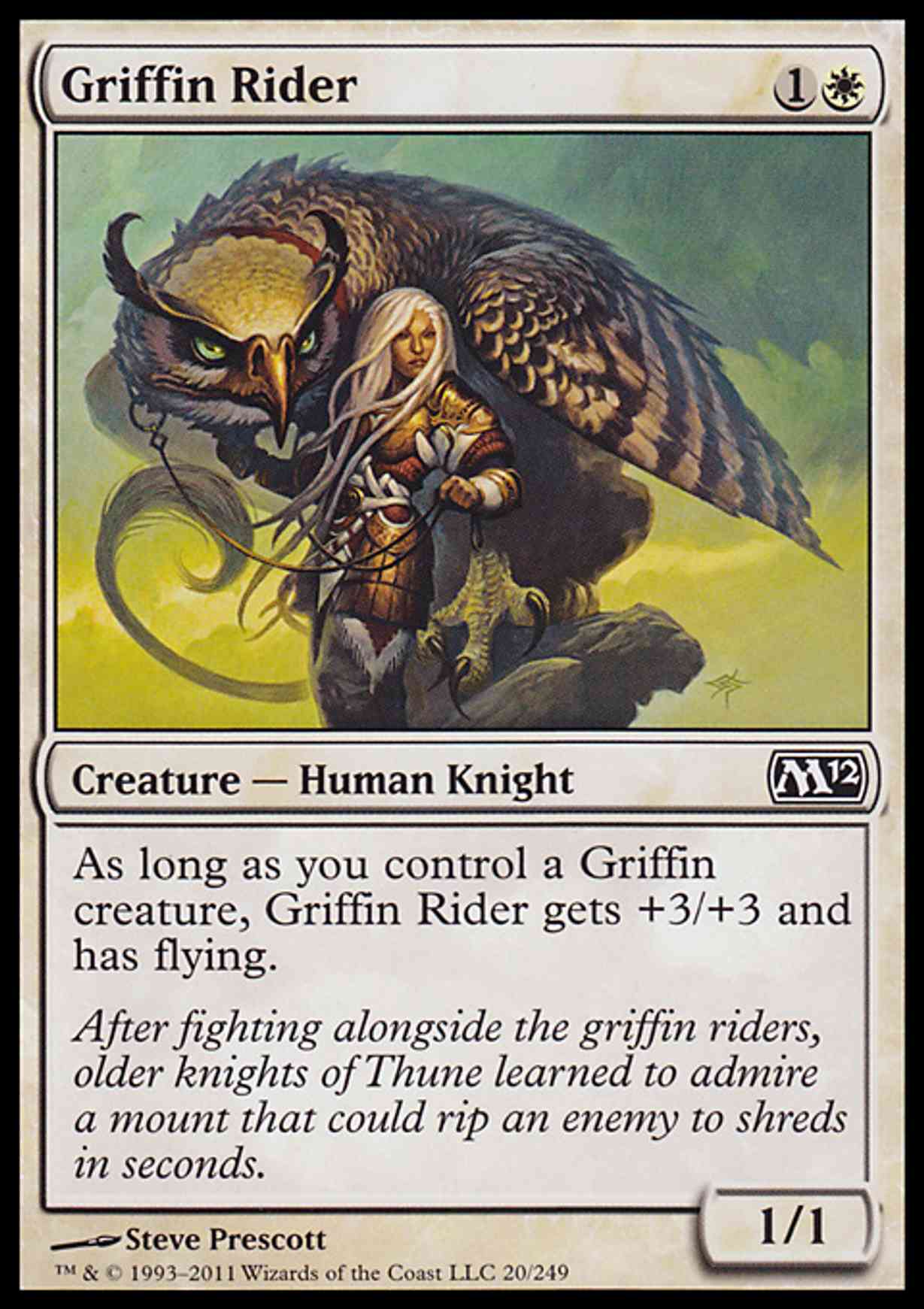 Griffin Rider magic card front